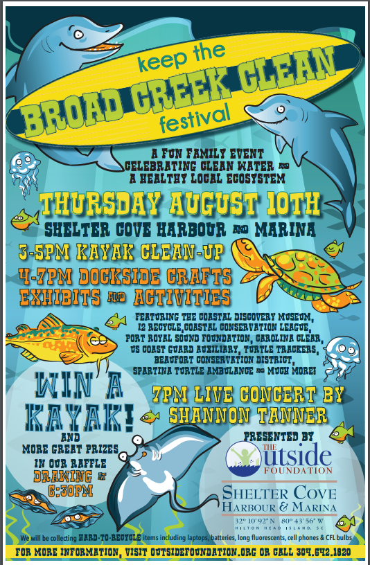 Keep the Broad Creek Clean poster design B