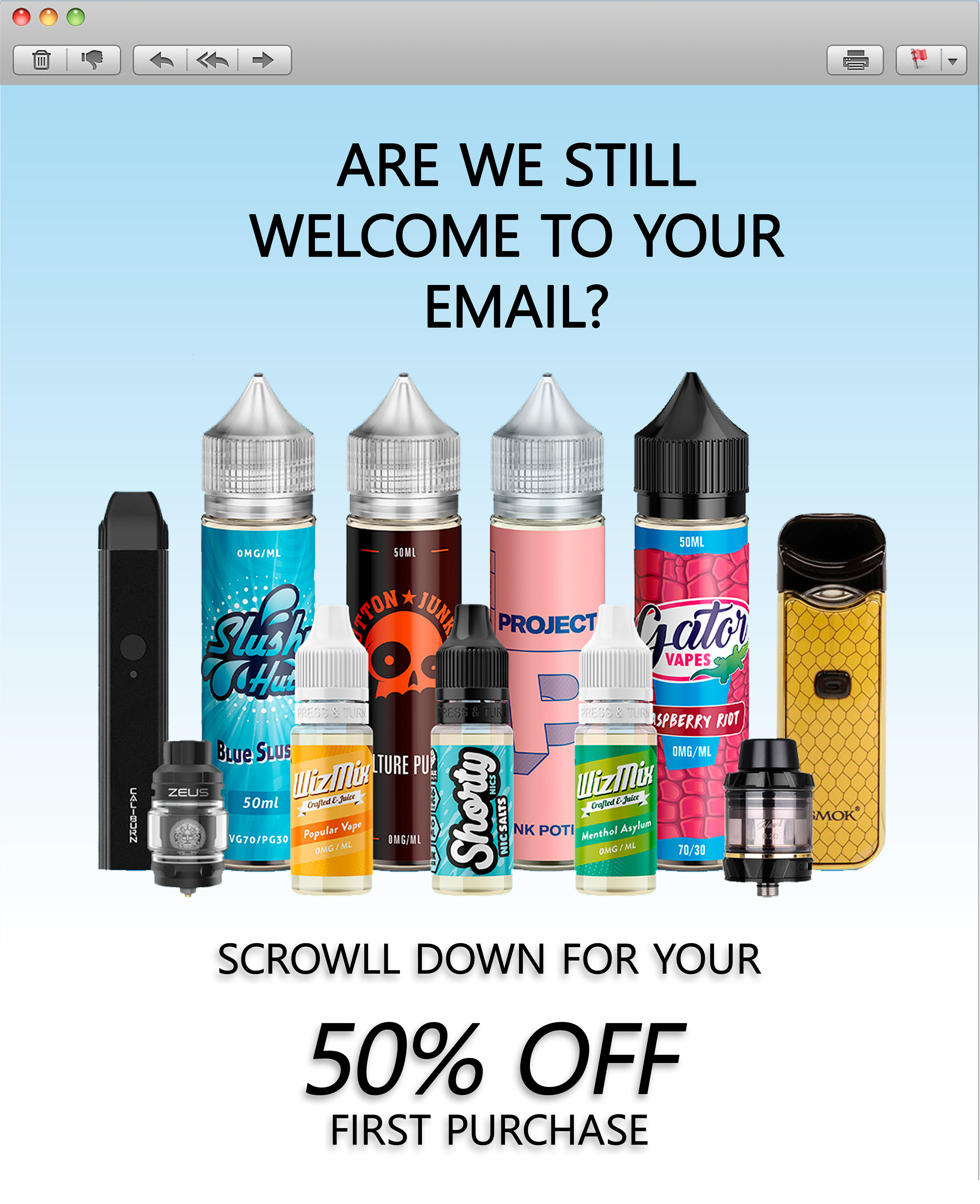 Welcome Serie Header - Ecigwizard