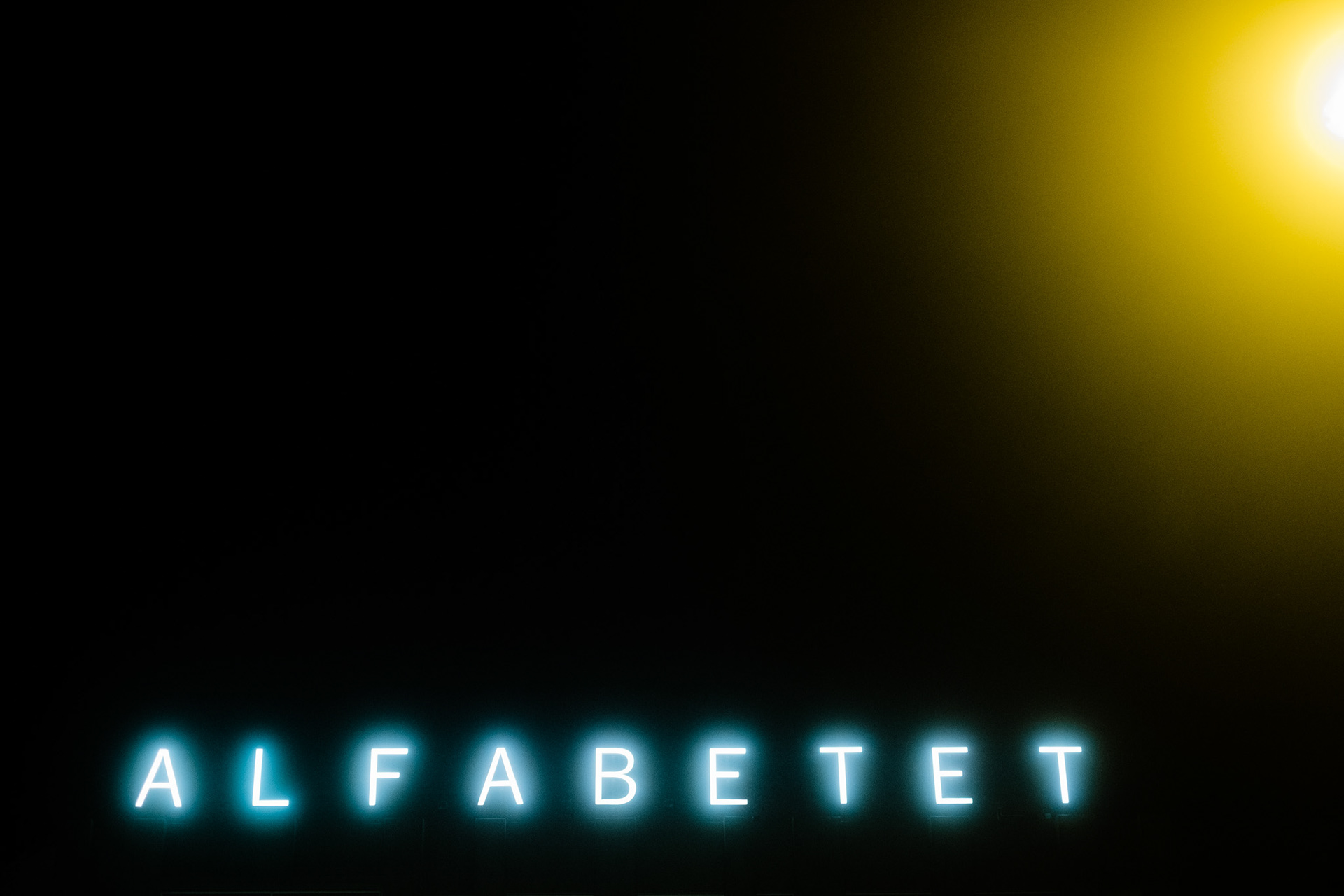 Alfabetet. Print 30x40 matt papper  