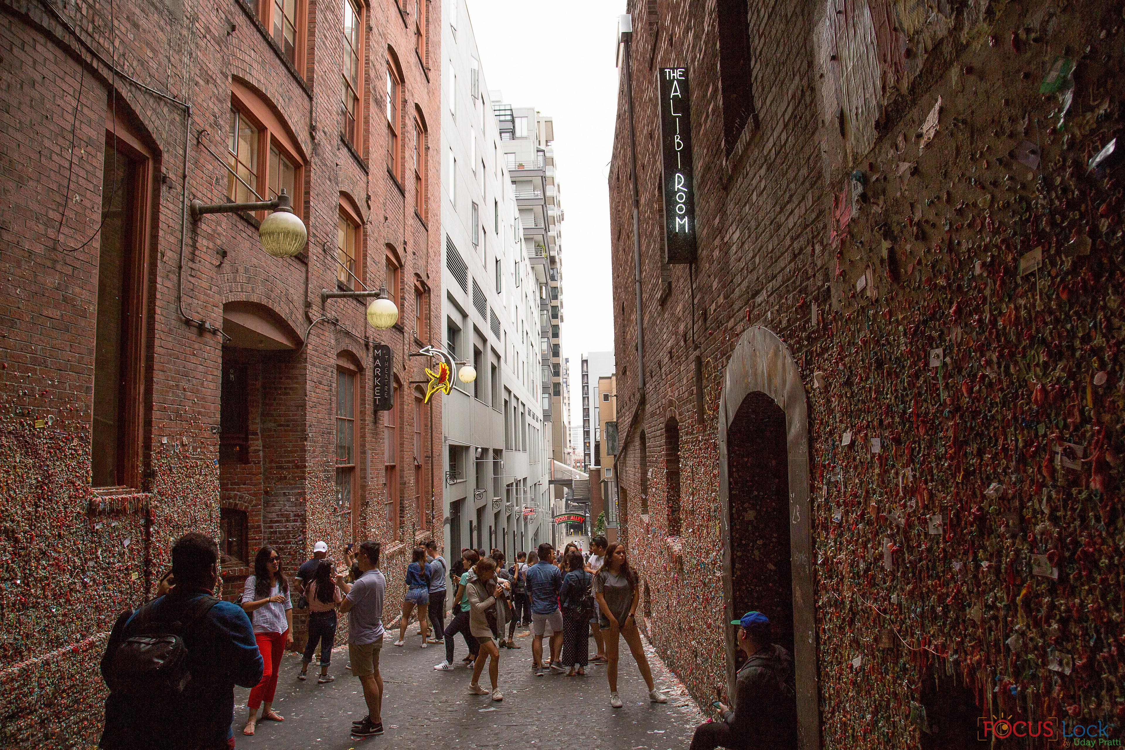 post alley and gum wall