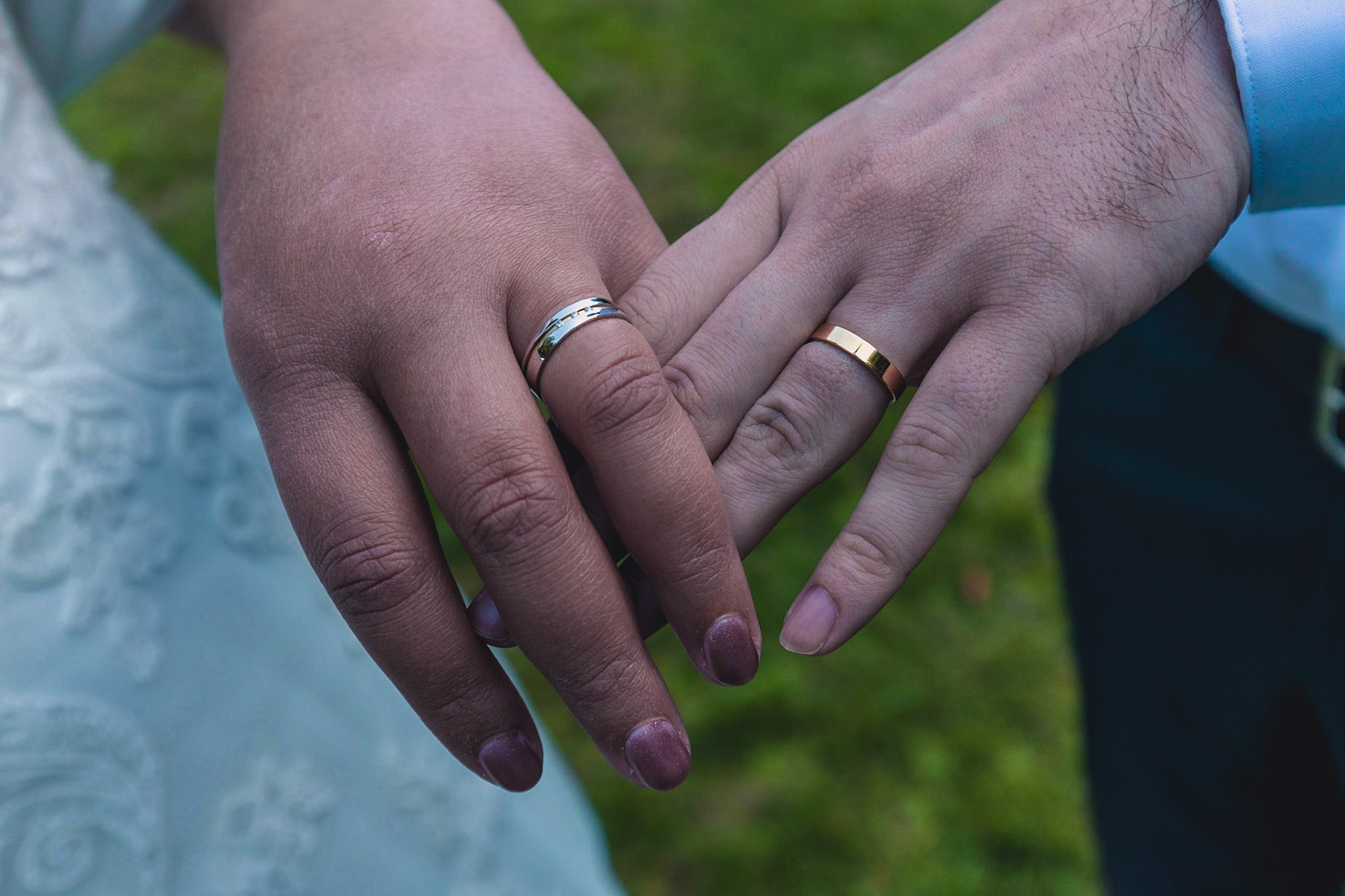 Closeup van de ringen