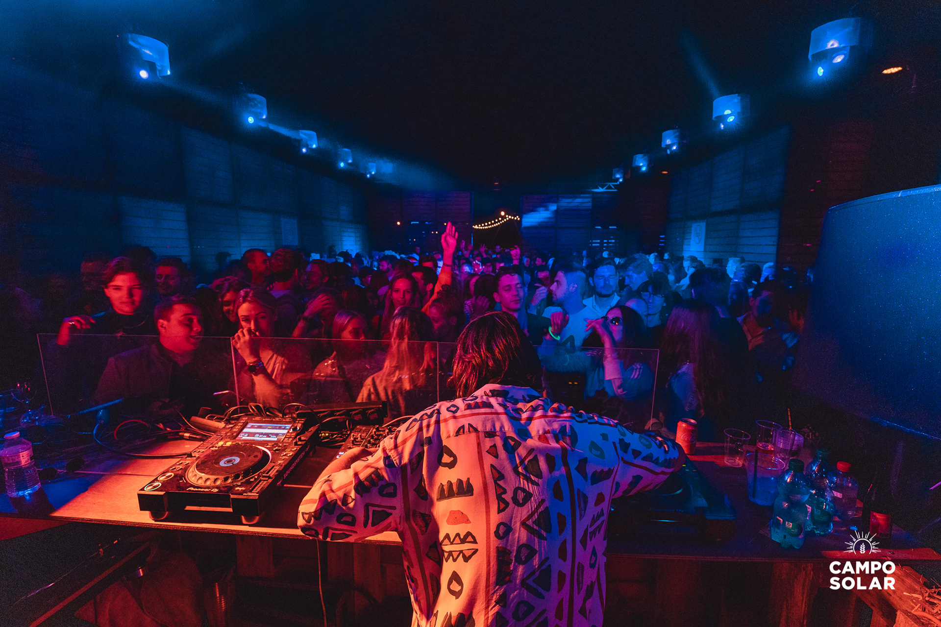Techno schuur op Campo Solar 2019