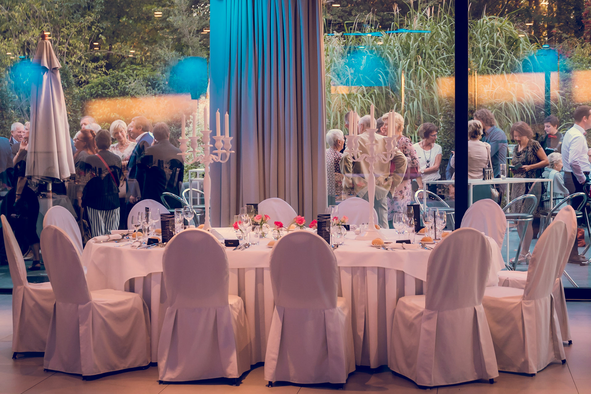 De eretafel in Salons Denotter (Zedelgem)