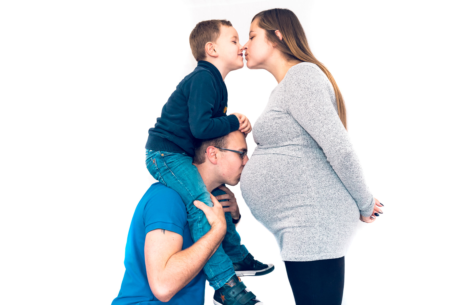 fotoshoot zwangerschap met kind