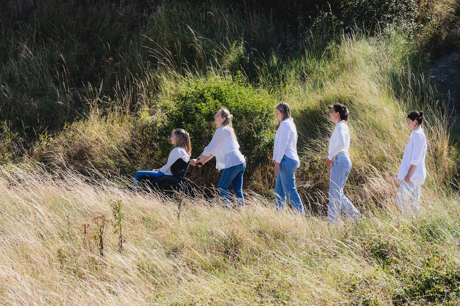 Vriendinnenshoot in de duinen