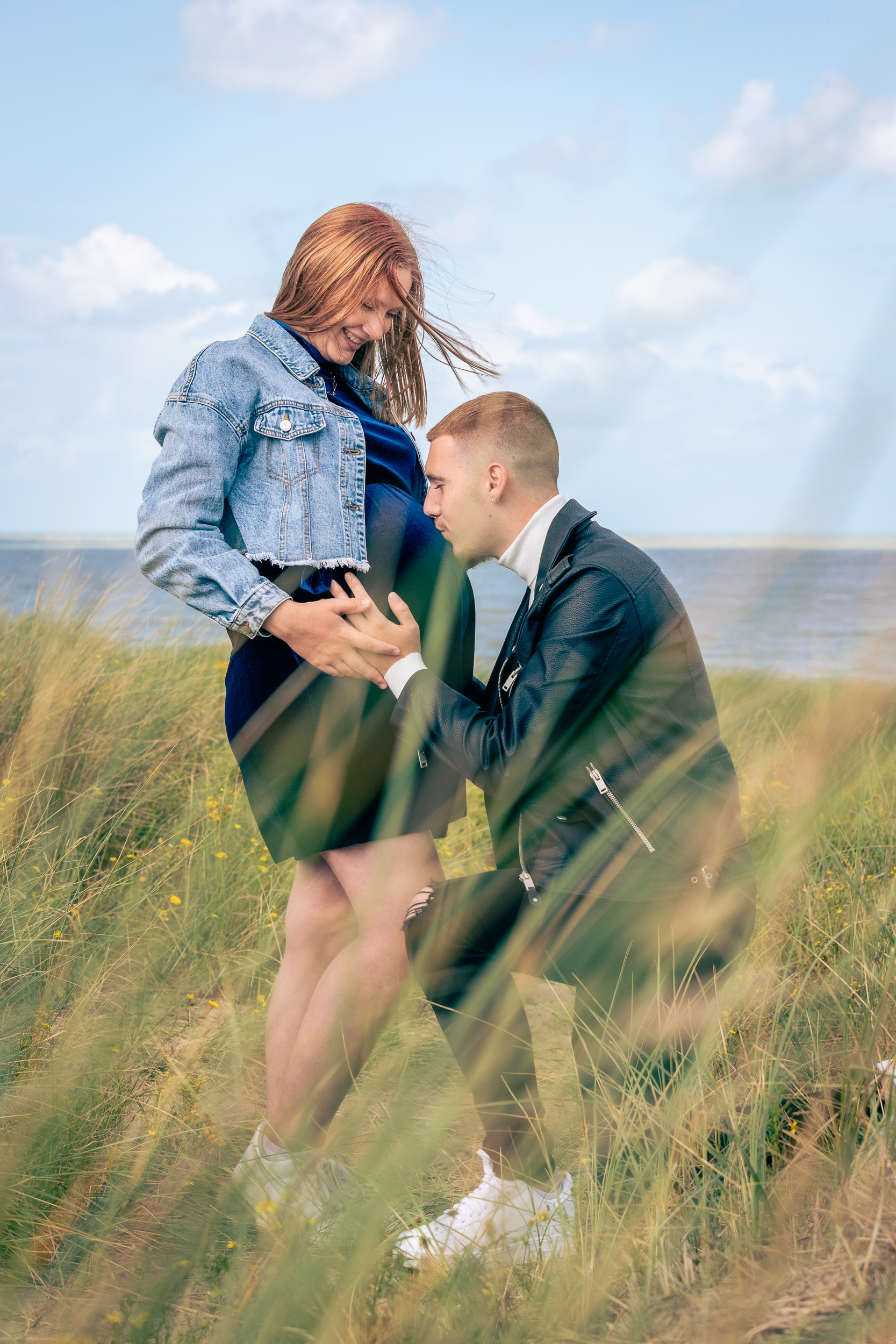 zwangere vrouw met partner