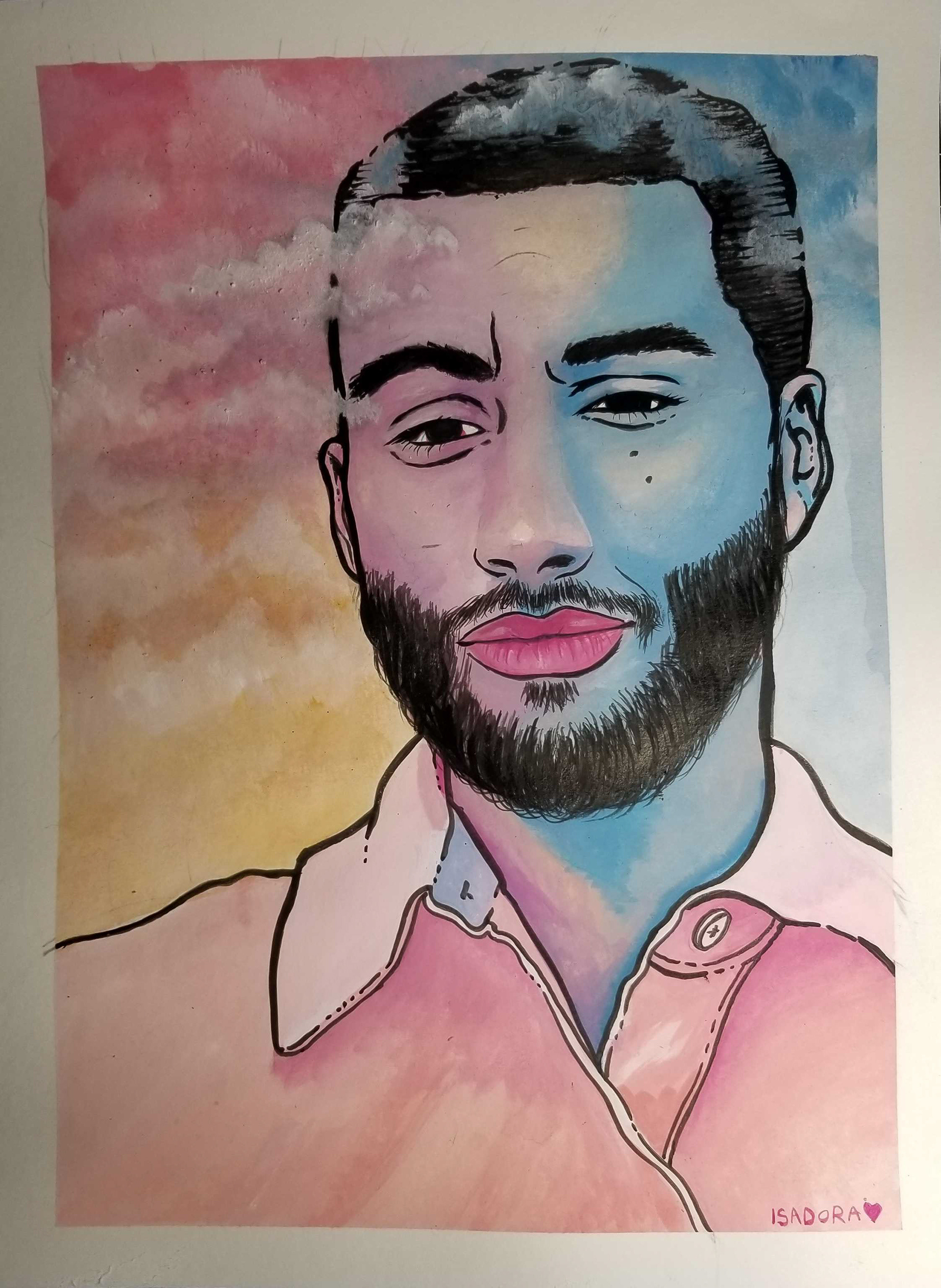 Gouache, 2020