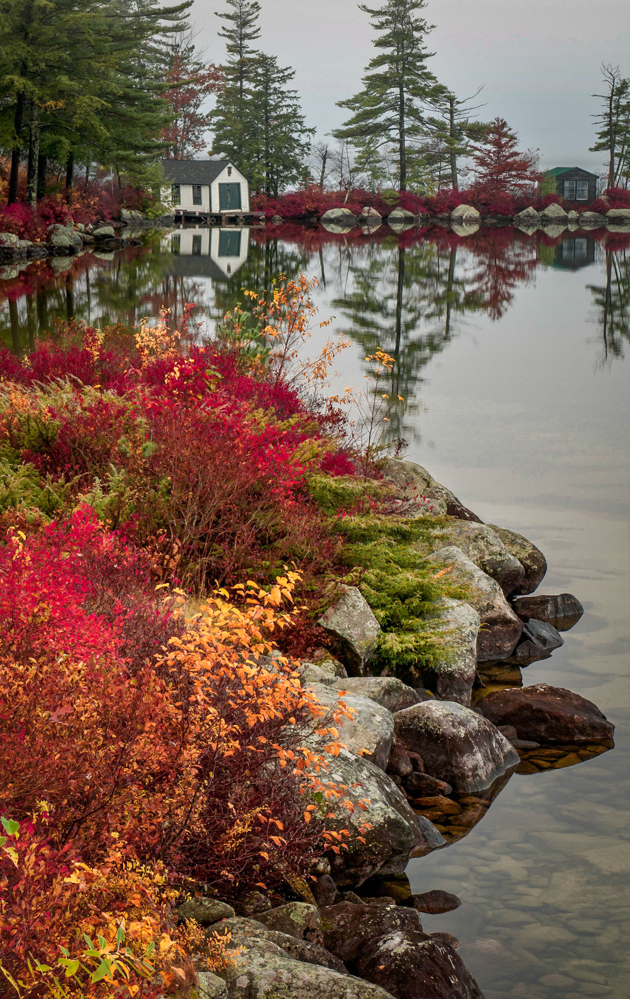 Boat House in Autumn