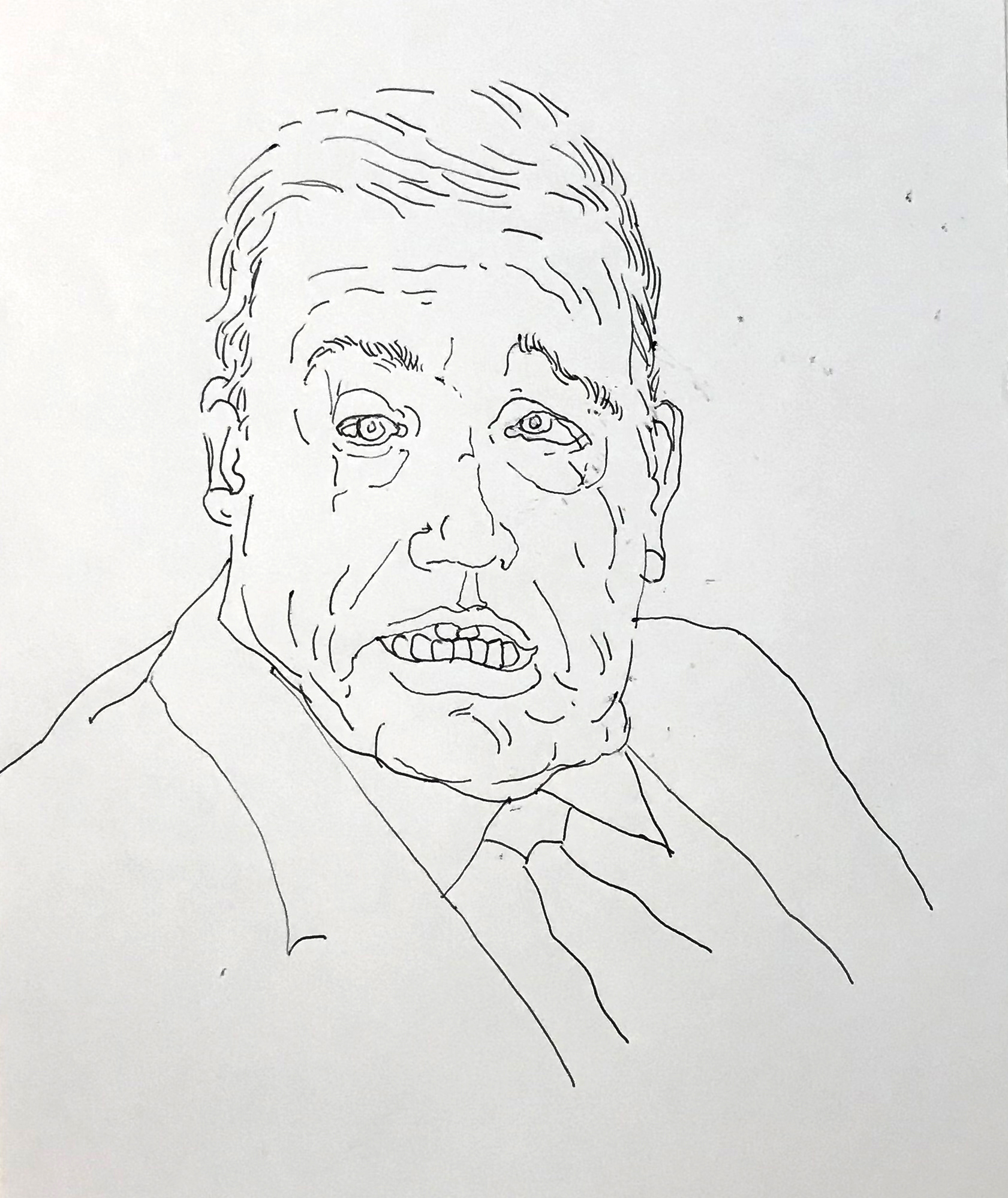 Pen and Ink line drawing on Paper 2, 11" x 14"