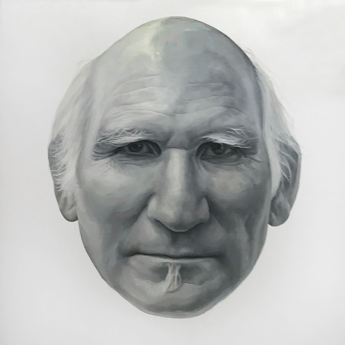 Head no. 8, Oil on Canvas, 40" x 40"