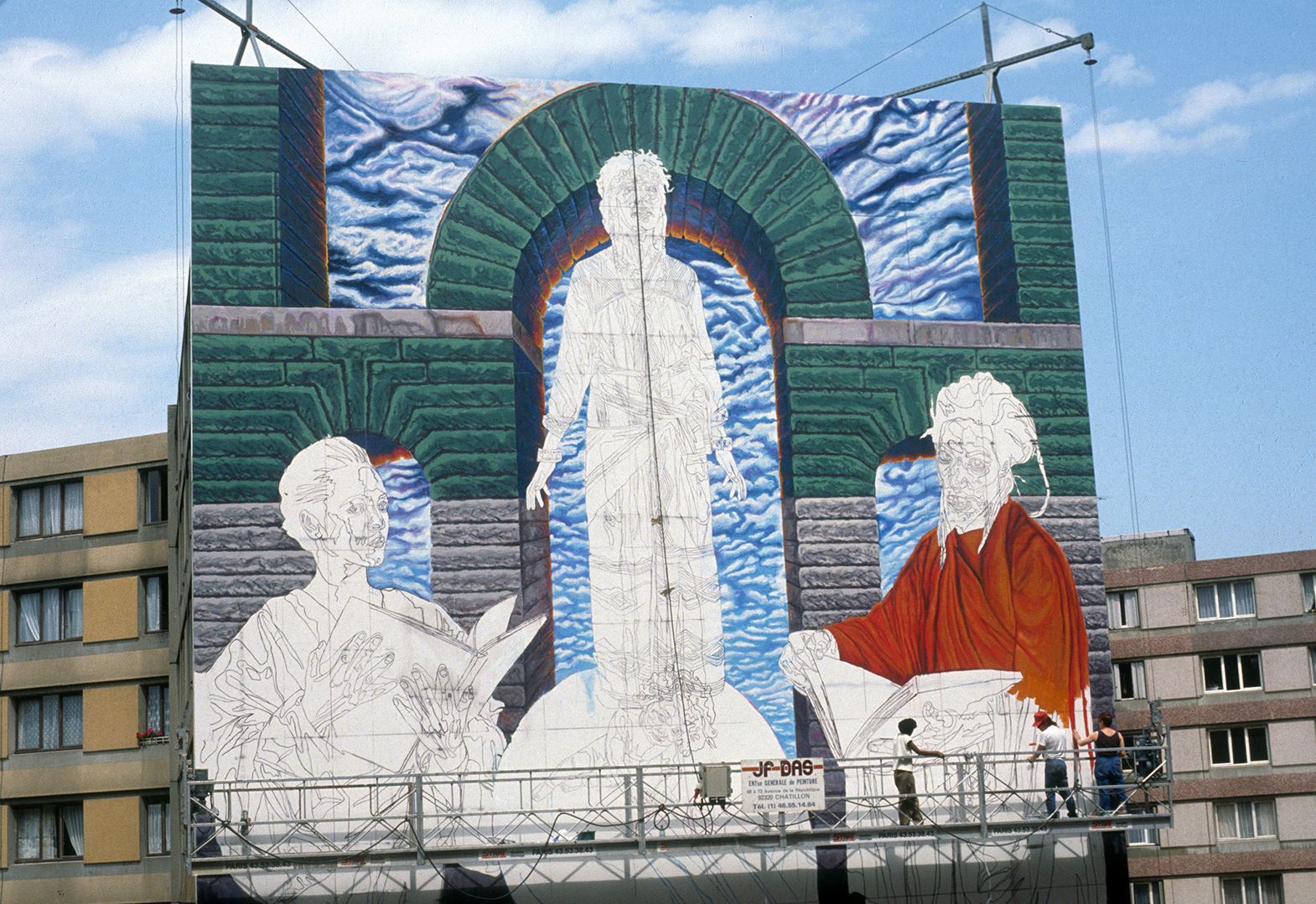 Entrada al Nuevo Mundo, in progress, Saint Denis, France 