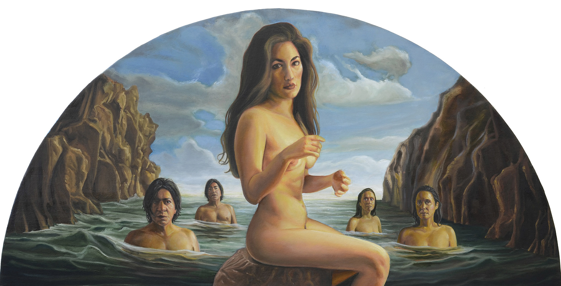 Abandoned, Oil on Canvas on Panel, 18" x 36"