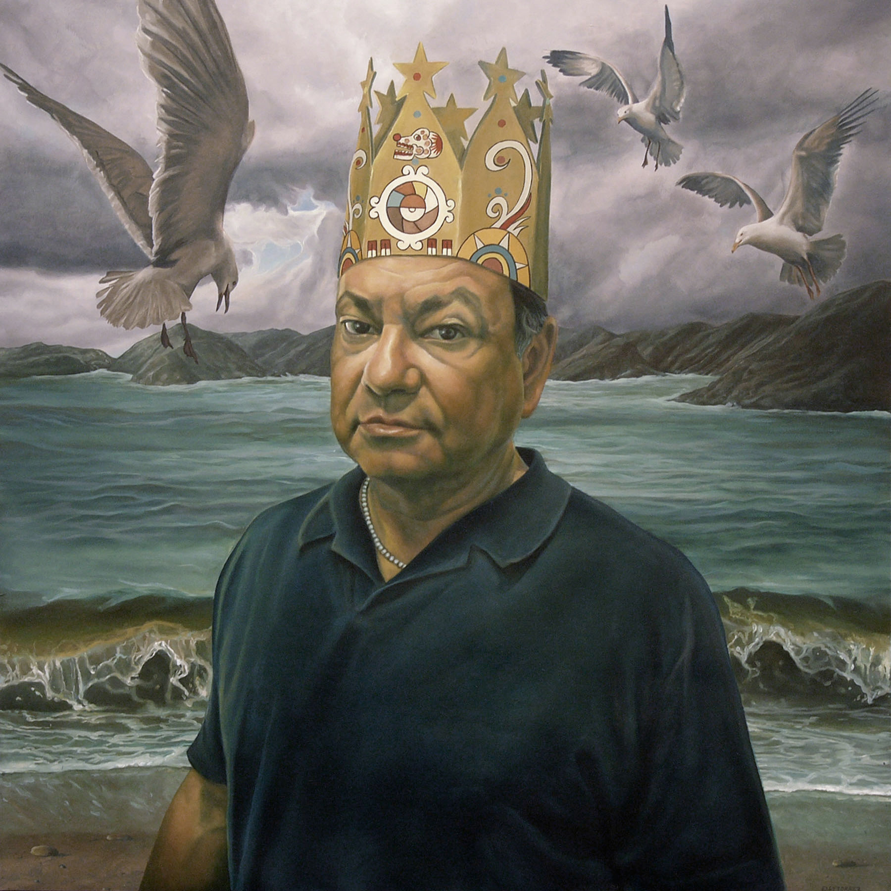 It's a Brown World After All, Oil on Canvas, 60" x 60"