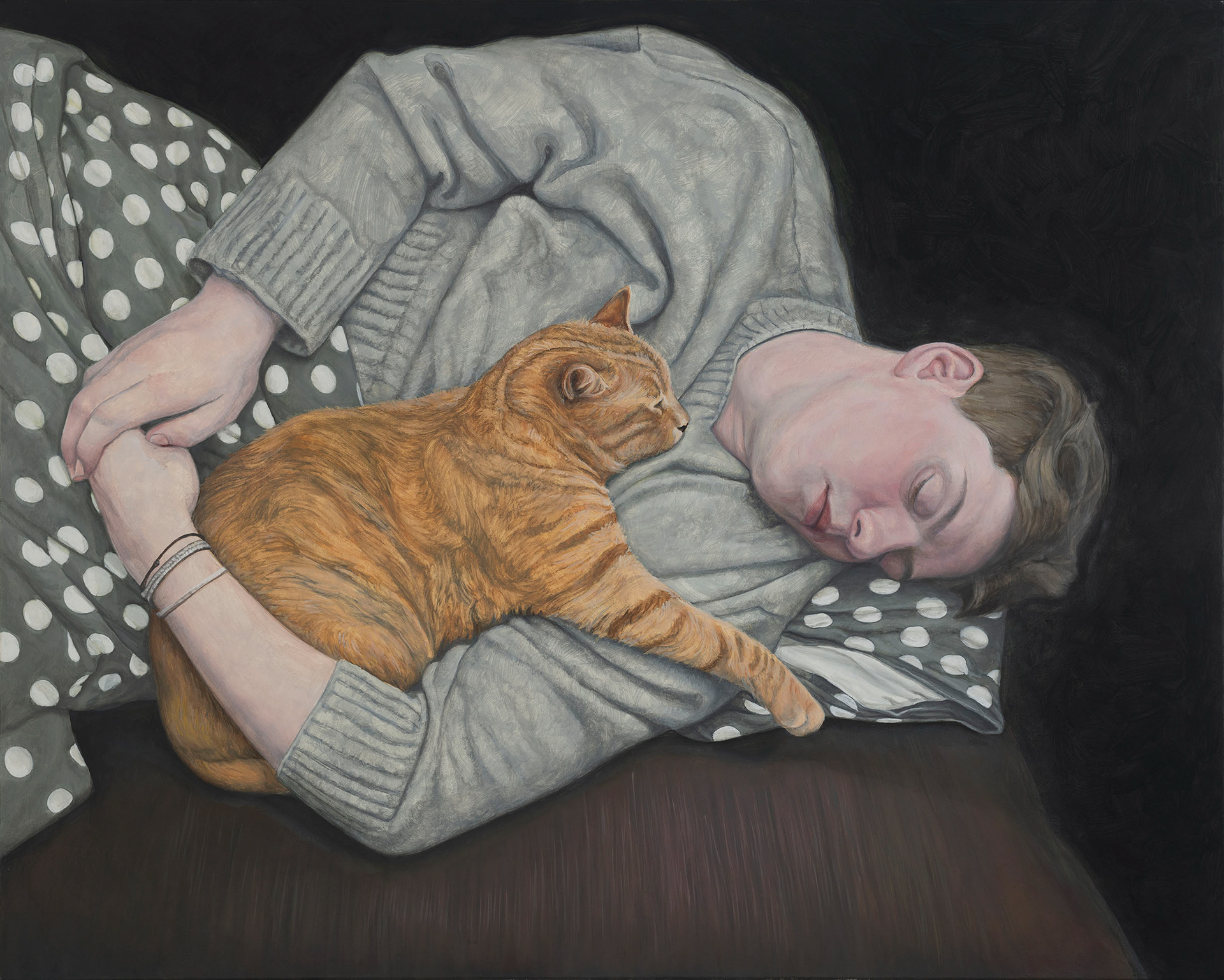  Dreaming, Oil on Canvas, 24" x 30"