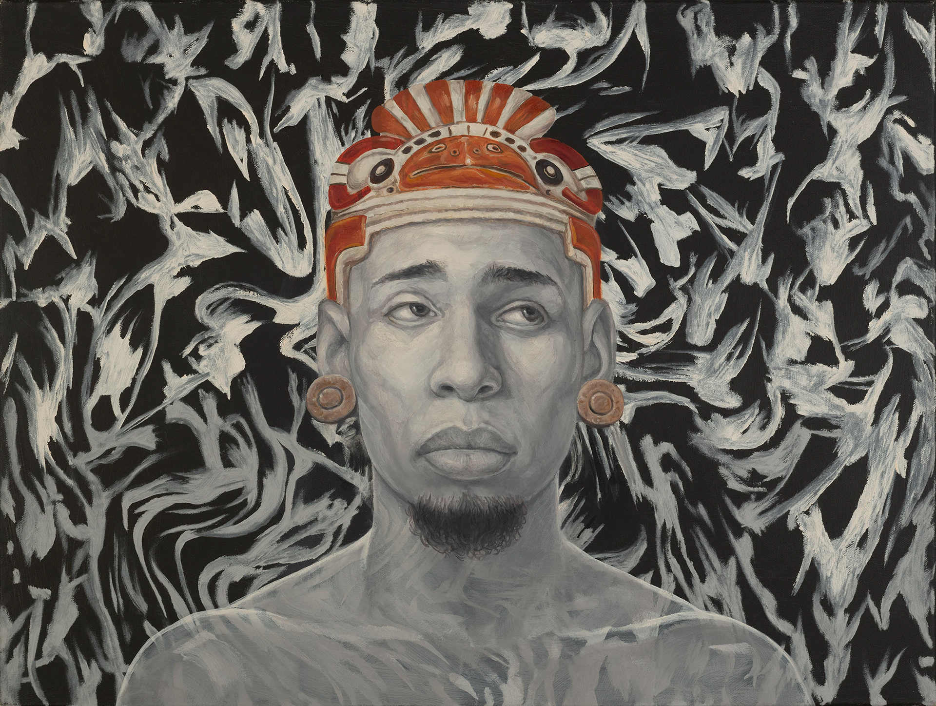 The Unwilling Warrior, Oil on Canvas, 18" x 24"