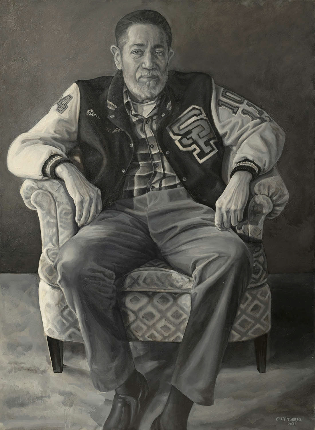 Ricardo, Acrylic and Oil on Canvas, 30" x 40"