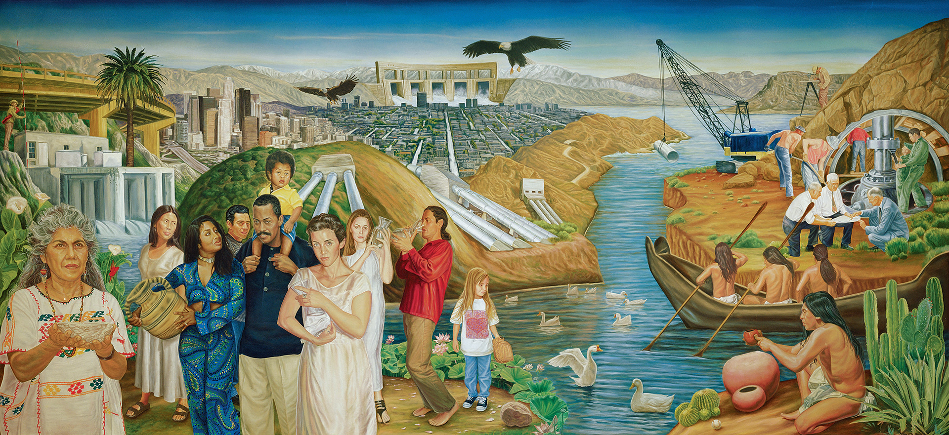 Water-Essence of Life, Metropolitan Water District Headquarters, Los Angeles