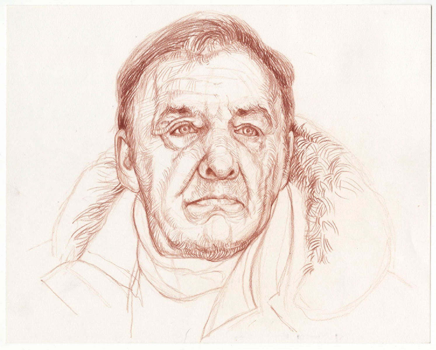 Impellicciato, Prisma Color Pencil on Paper, 11" x 14"