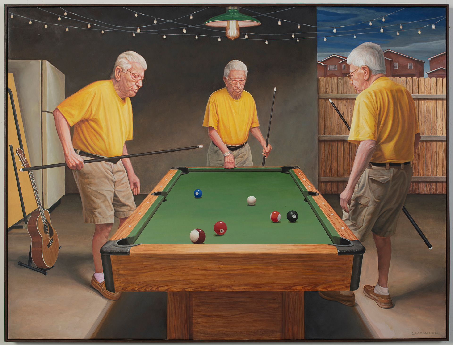 Game of Life, Oil on Canvas, 36" x 48"