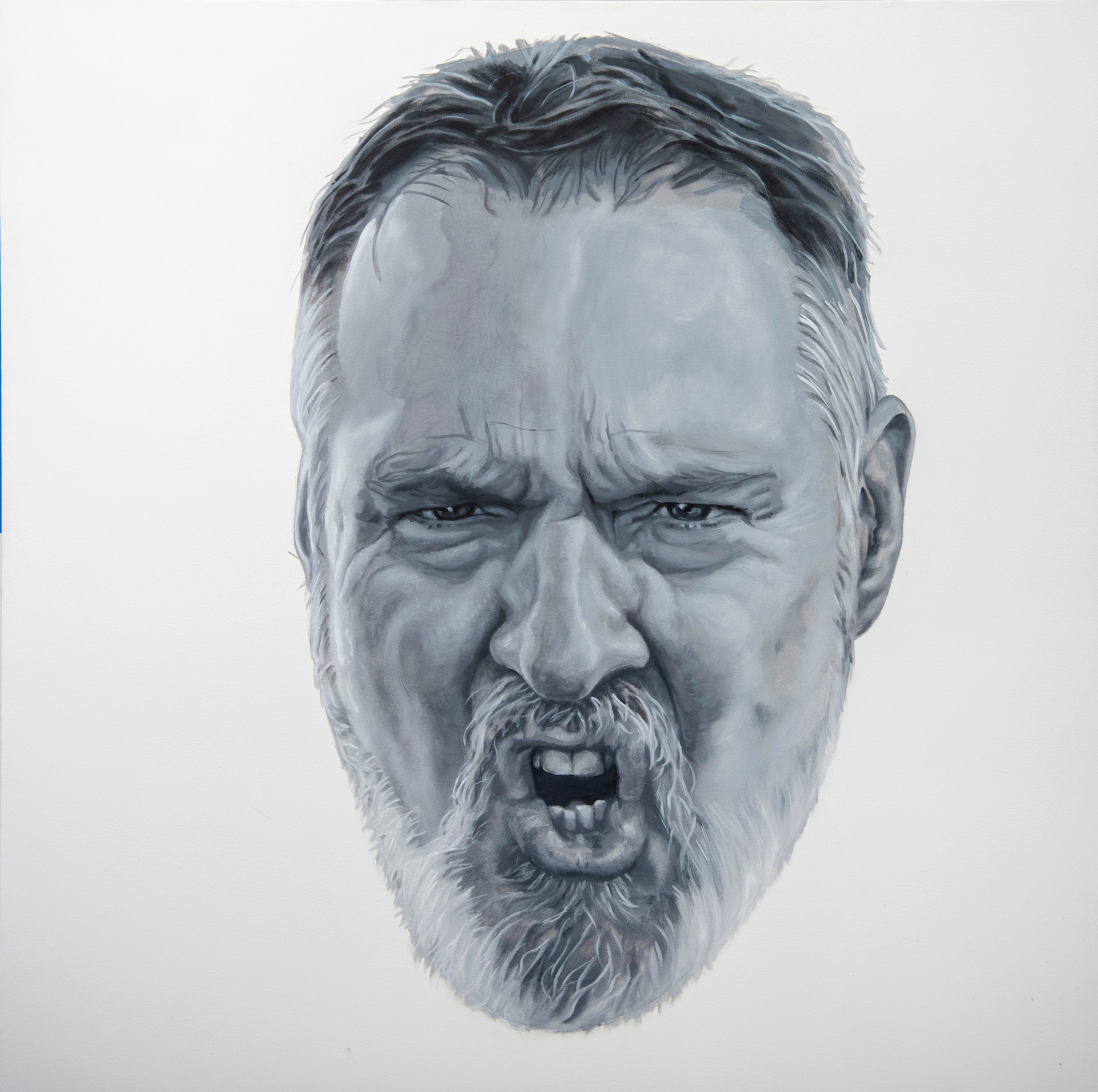 Head no. 7, Oil on Canvas, 60" x 60"