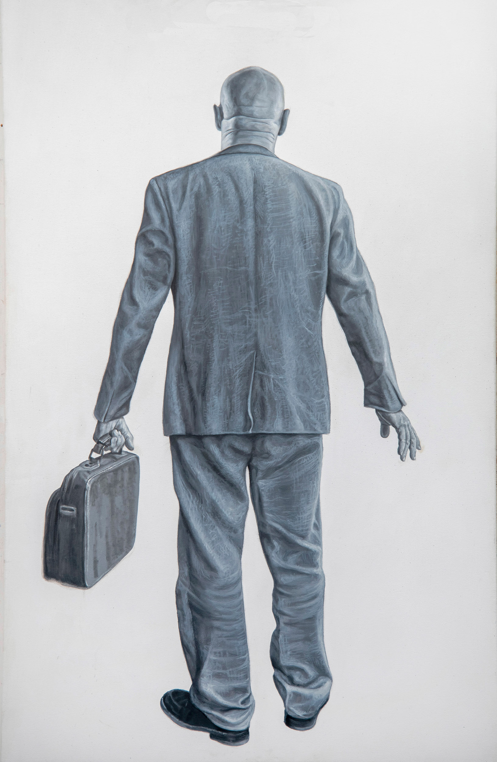 The Man Who Bought and Sold the World, Oil on Canvas, 60" x 40"