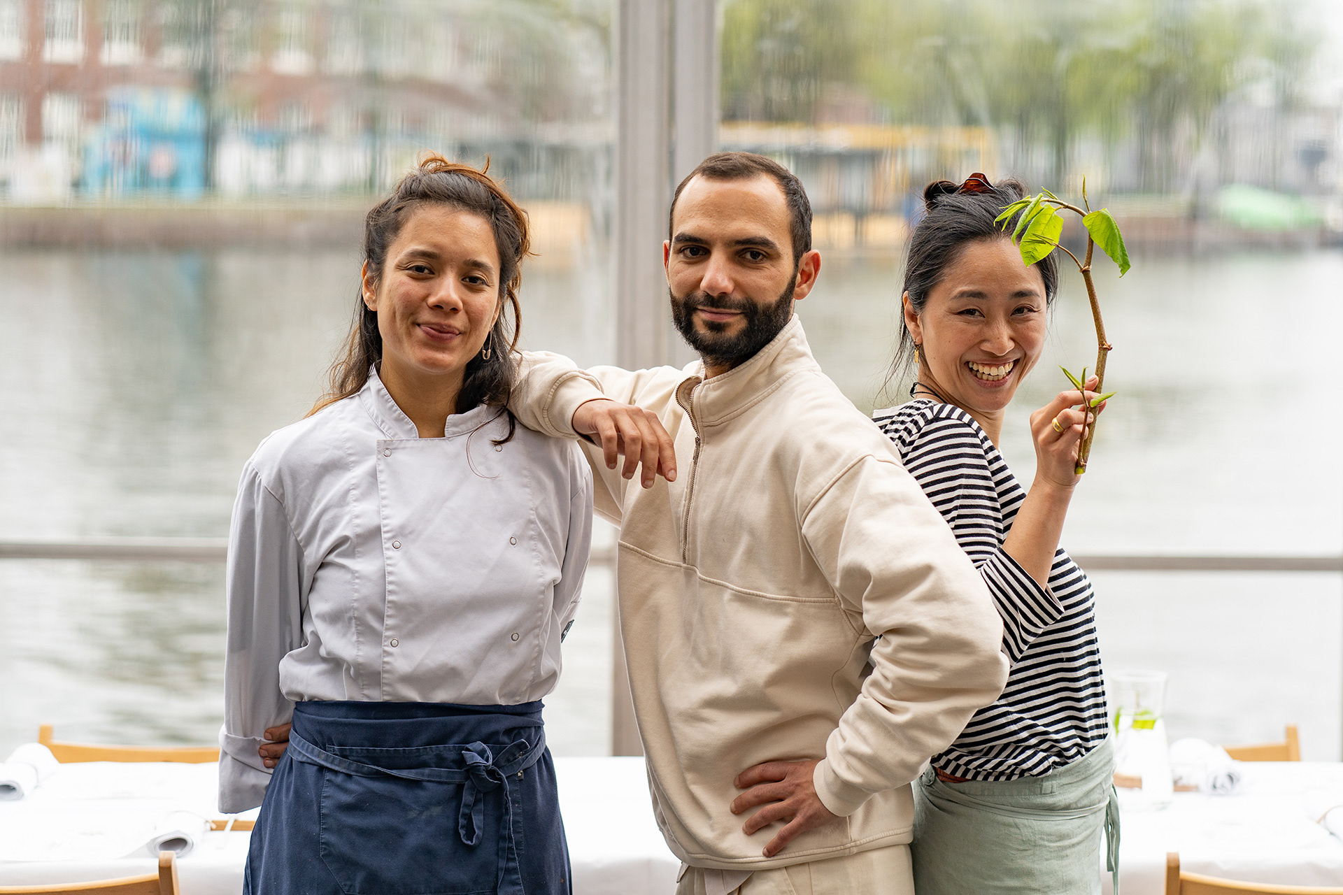 Freedom Meal: a dinner about Japanese Knotweed, with Asli Hatipoglu and Uno Fujisawa, , Mediamatic Amsterdam, May 5, 2023