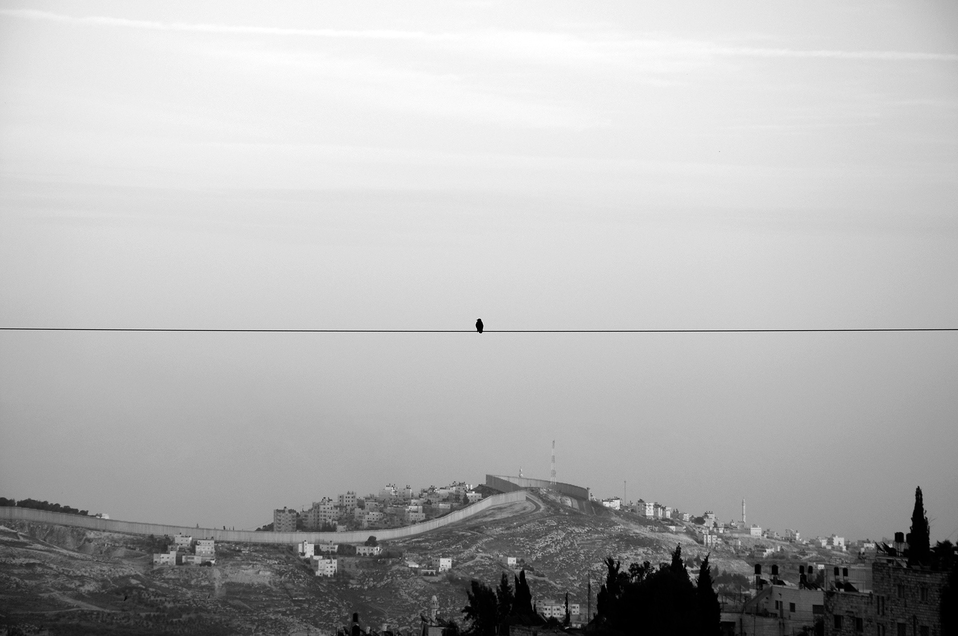 Incomplete apartheid wall in Palestine [I], 2010