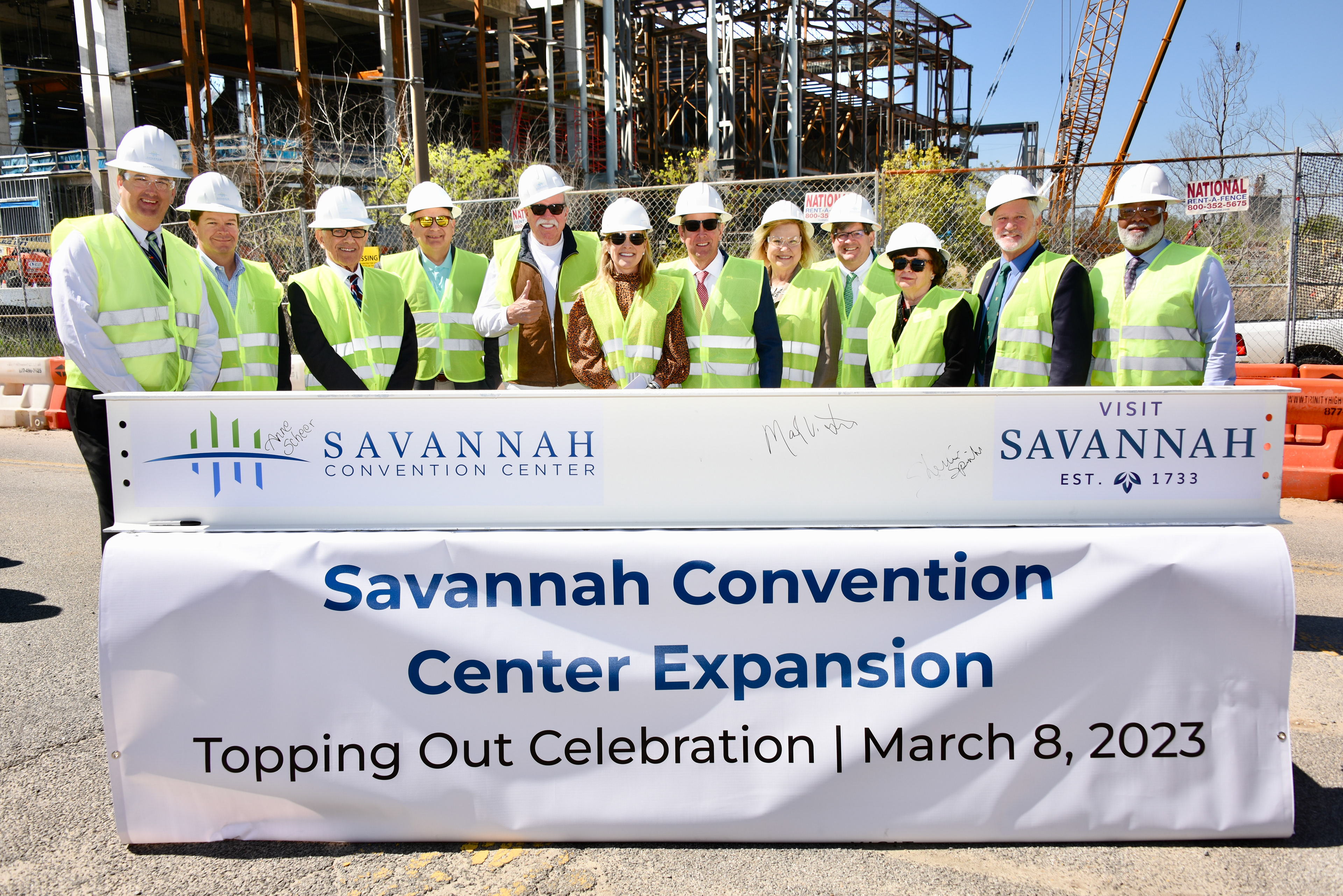 Savannah Convention Center Topping Out Event 