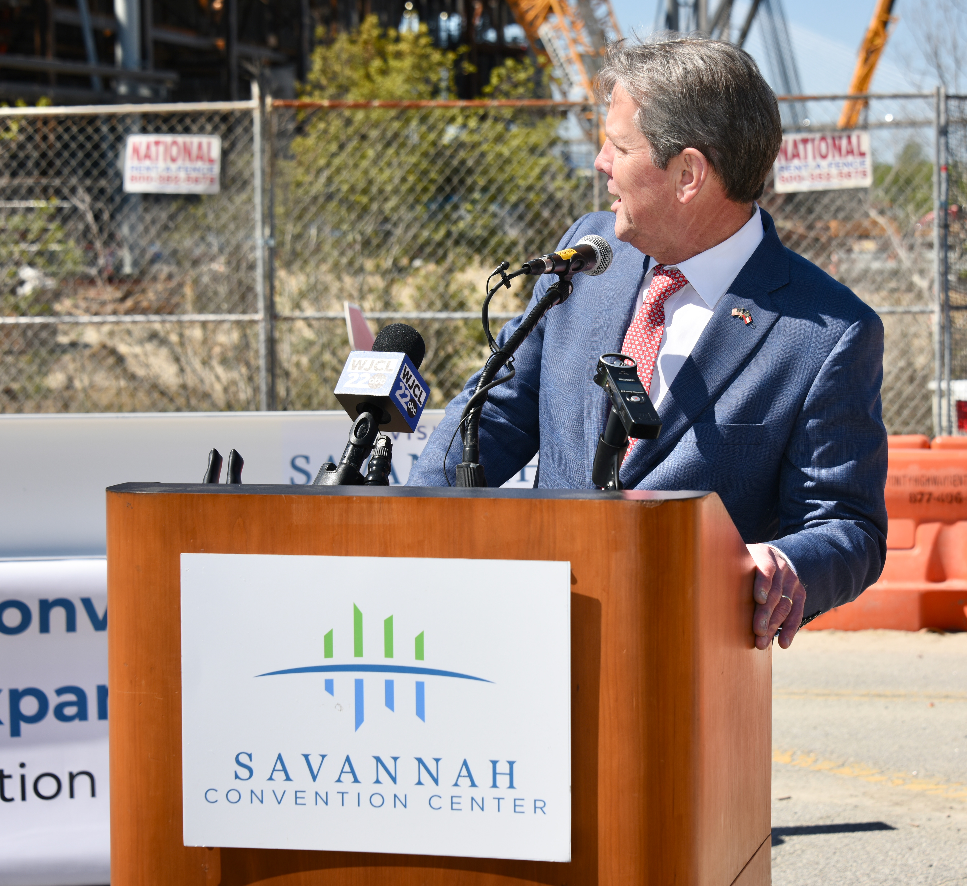 Savannah Convention Center Topping Out Event 