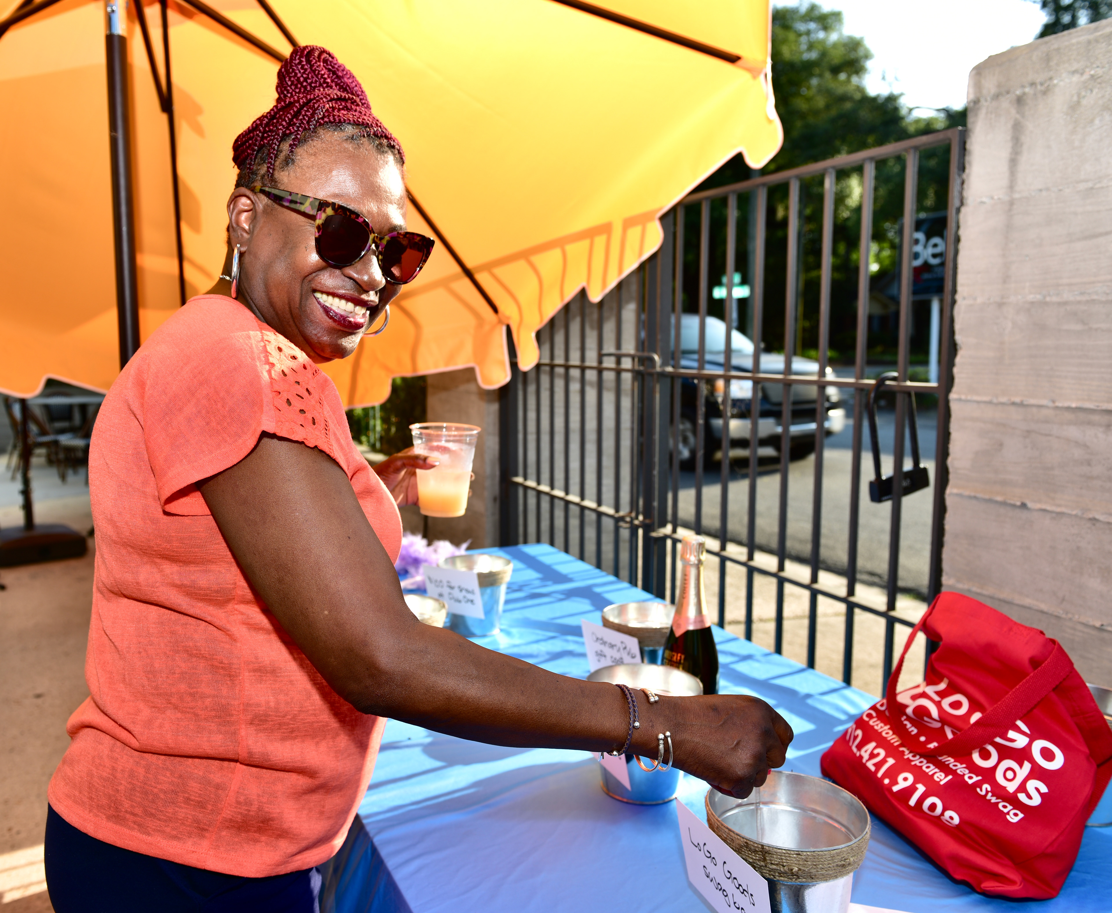 May Sips at the Station