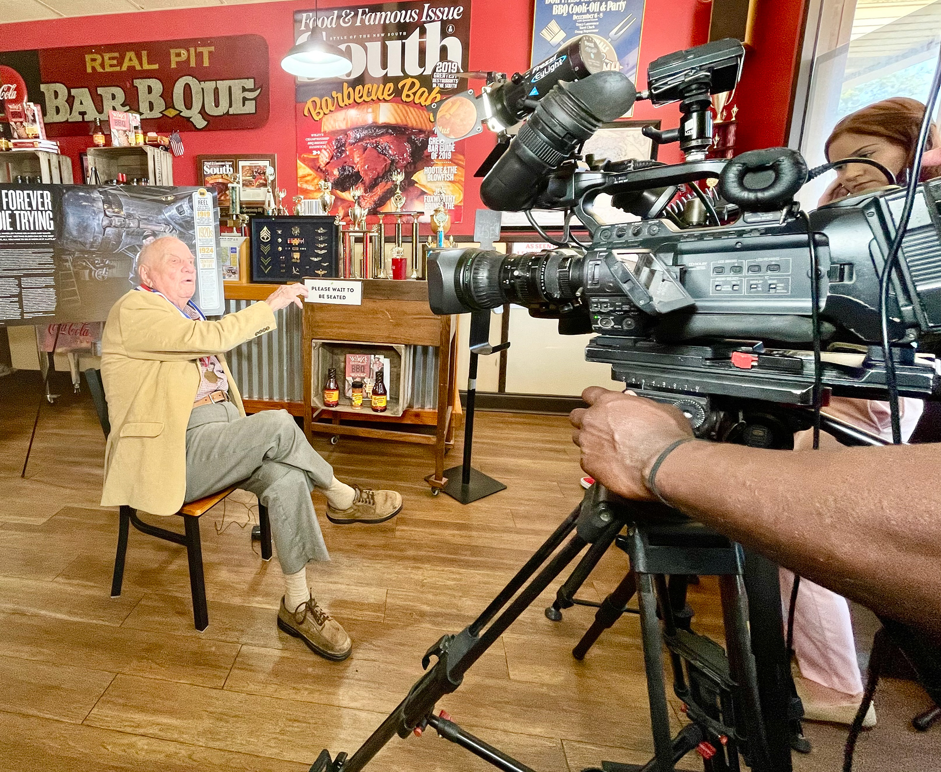 Ret Col Bill Wheeler’s 105th Birthday Celebration at Wiley’s Championship BBQ