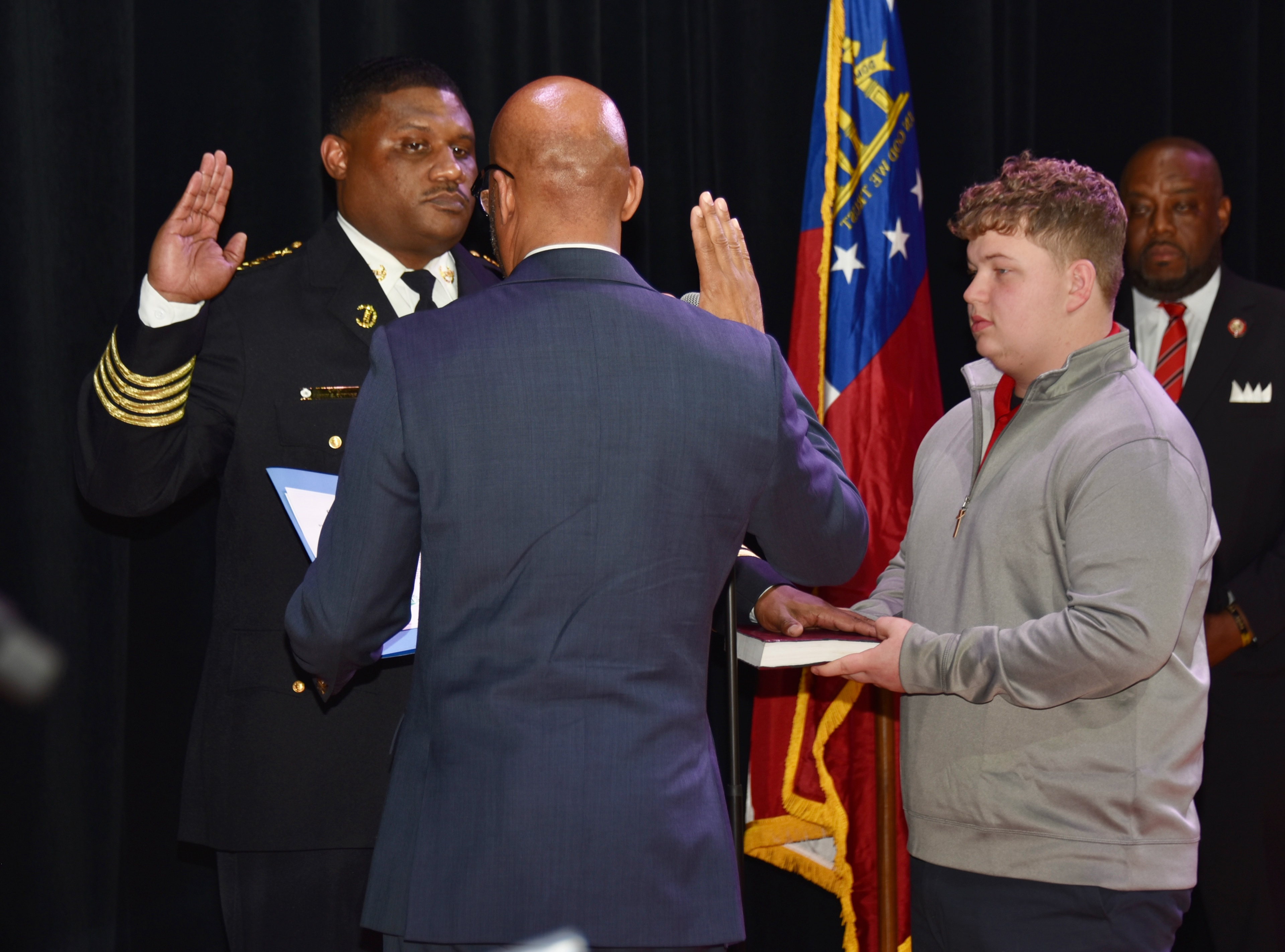 Savannah Police Department  Swears In Police Chief Lenny Gunther