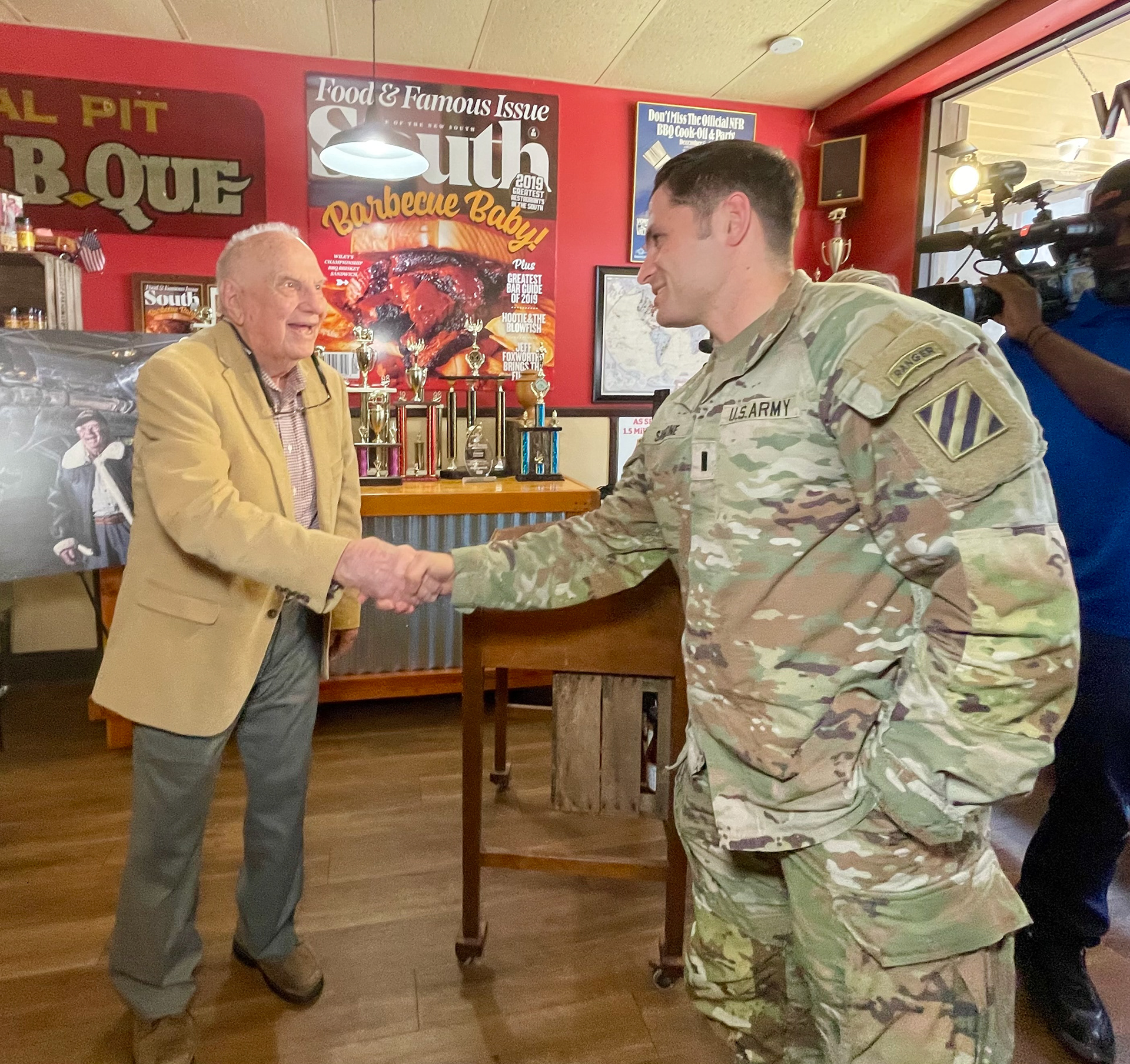 Ret Col Bill Wheeler’s 105th Birthday Celebration at Wiley’s Championship BBQ