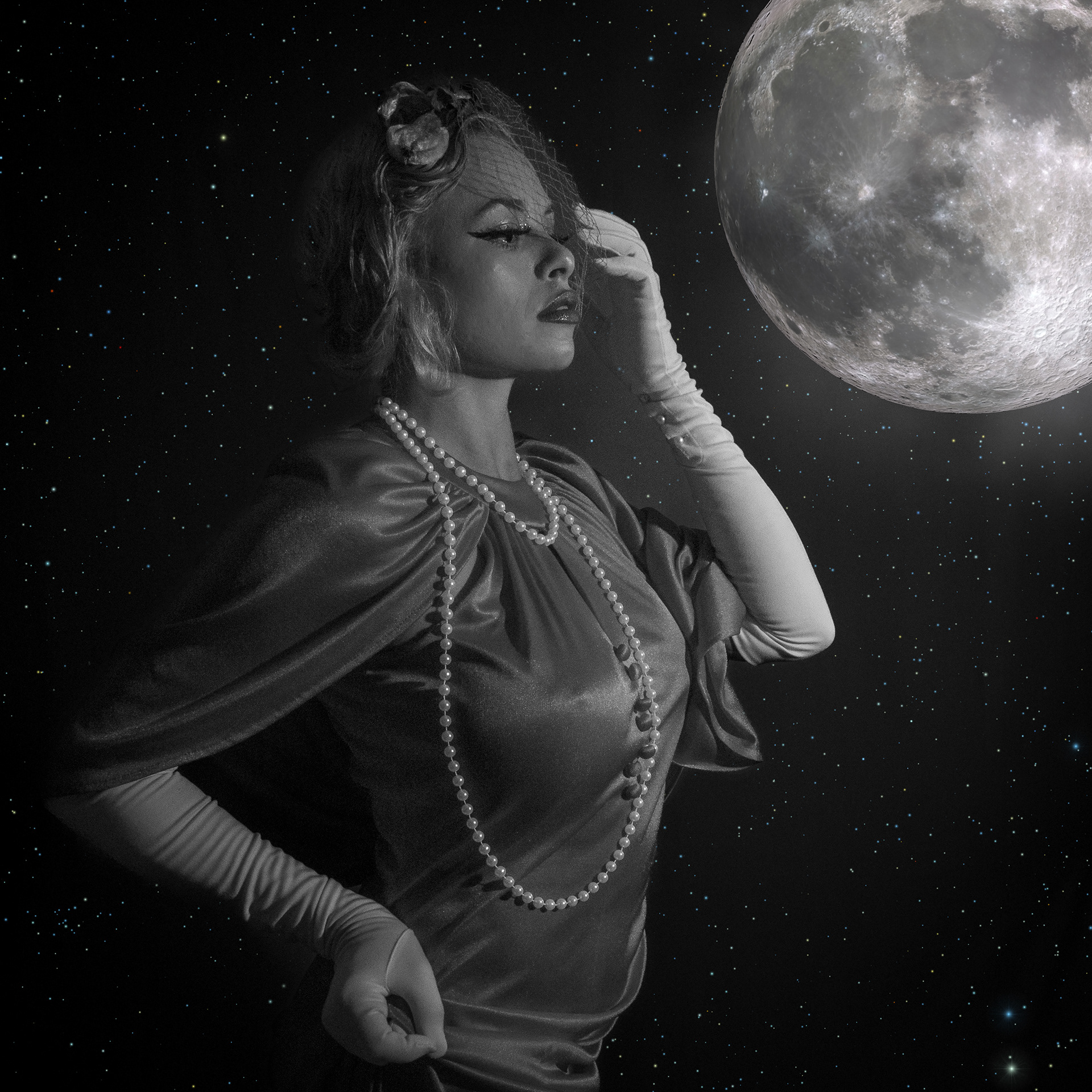 Under a full moon