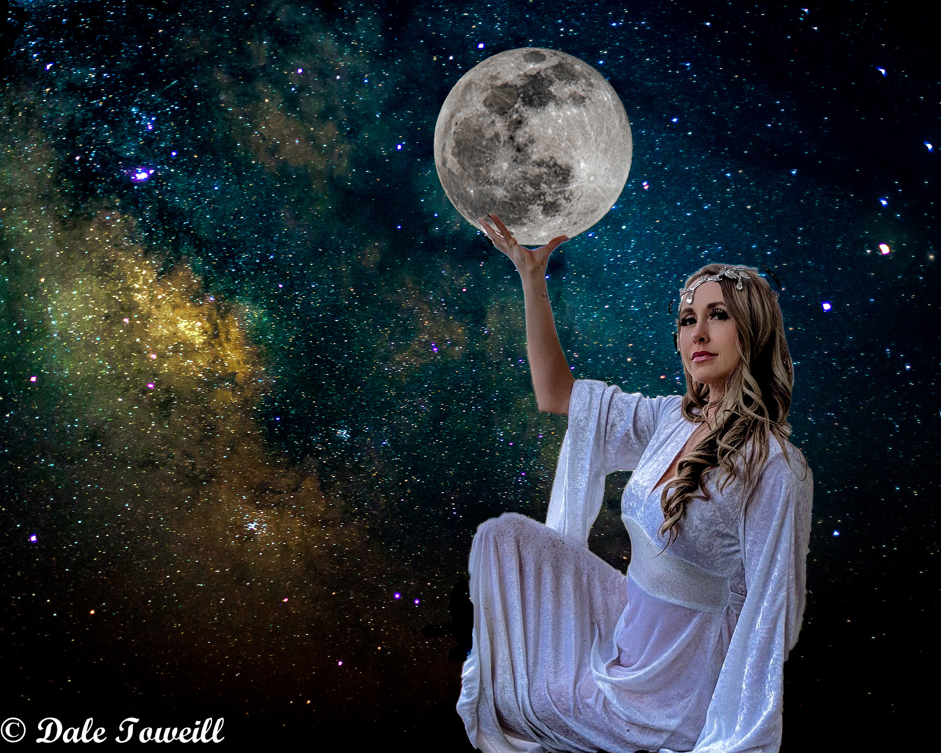 Hnaging the Moon