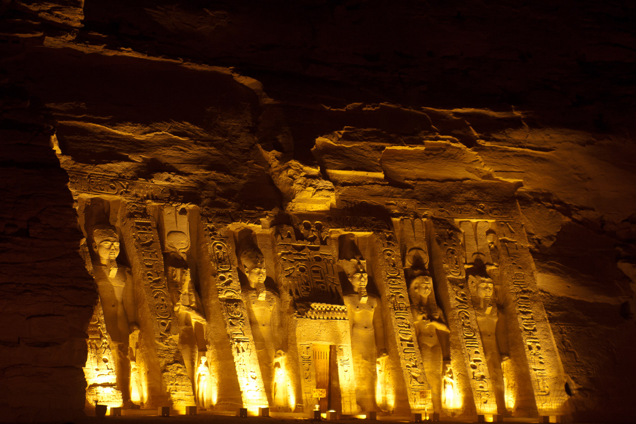 Abu Simbel light show
