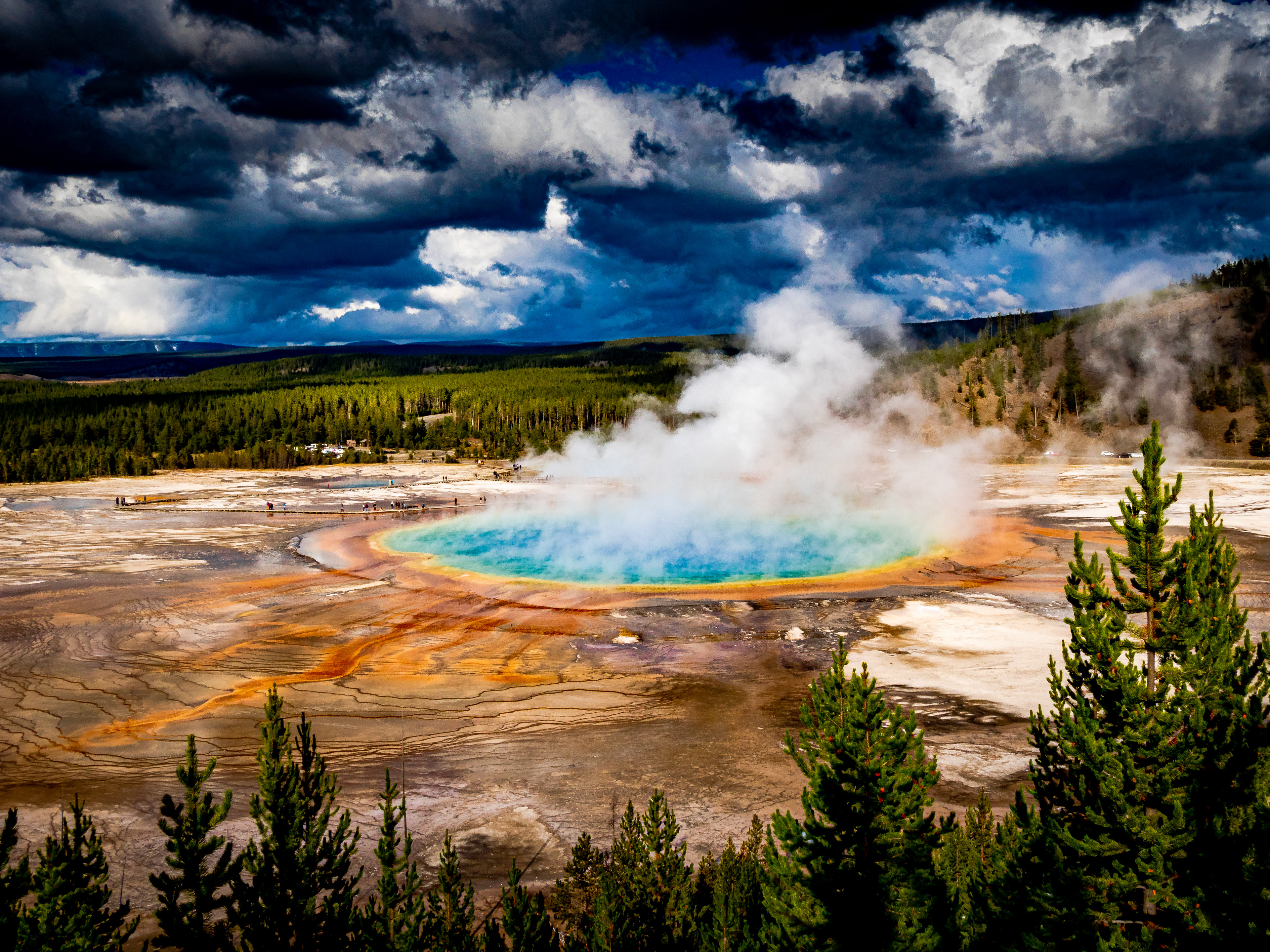 Grand Chromatic Pool - Yellowstone NP, Wyoming