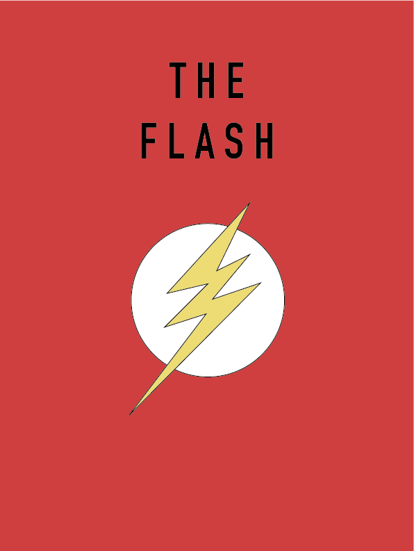 Refonte affiche série Flash - Illustrator