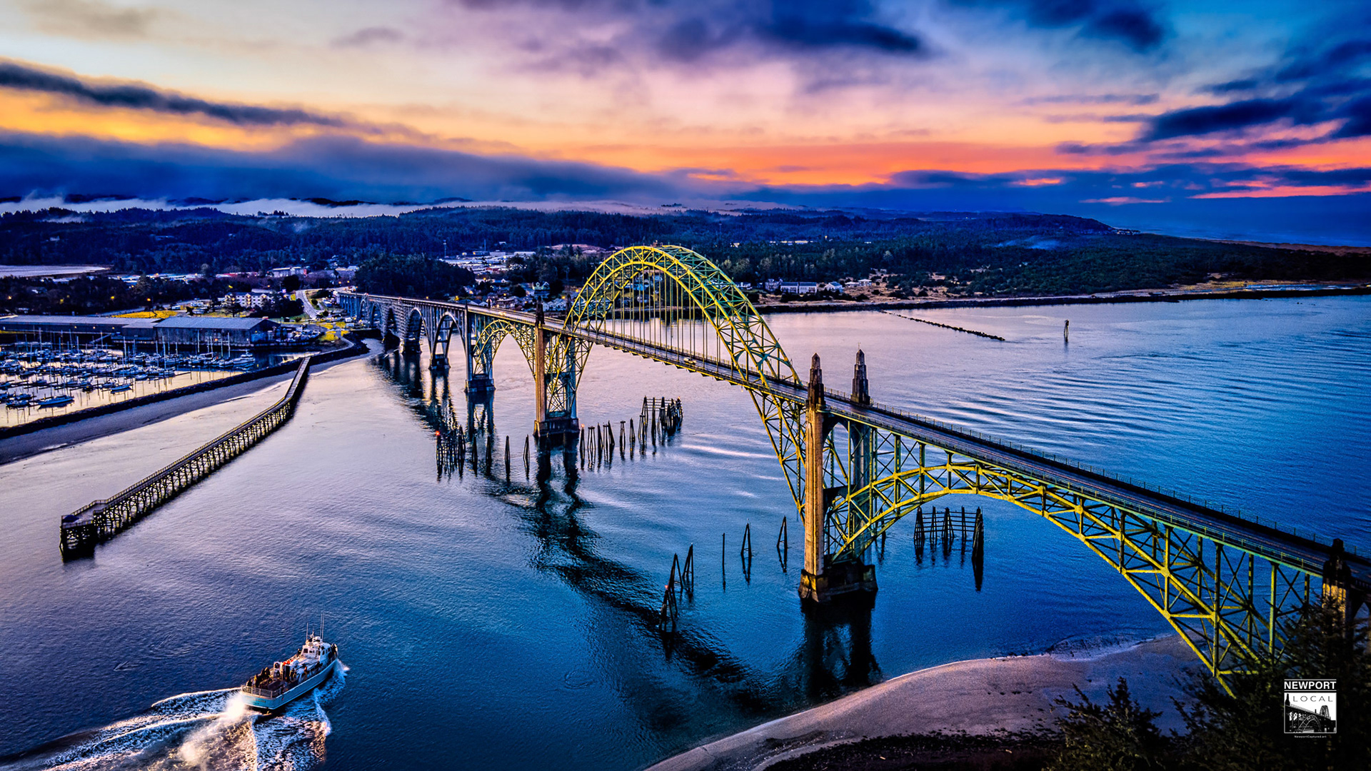 Yaquina Bay Bridge Newport, Oregon