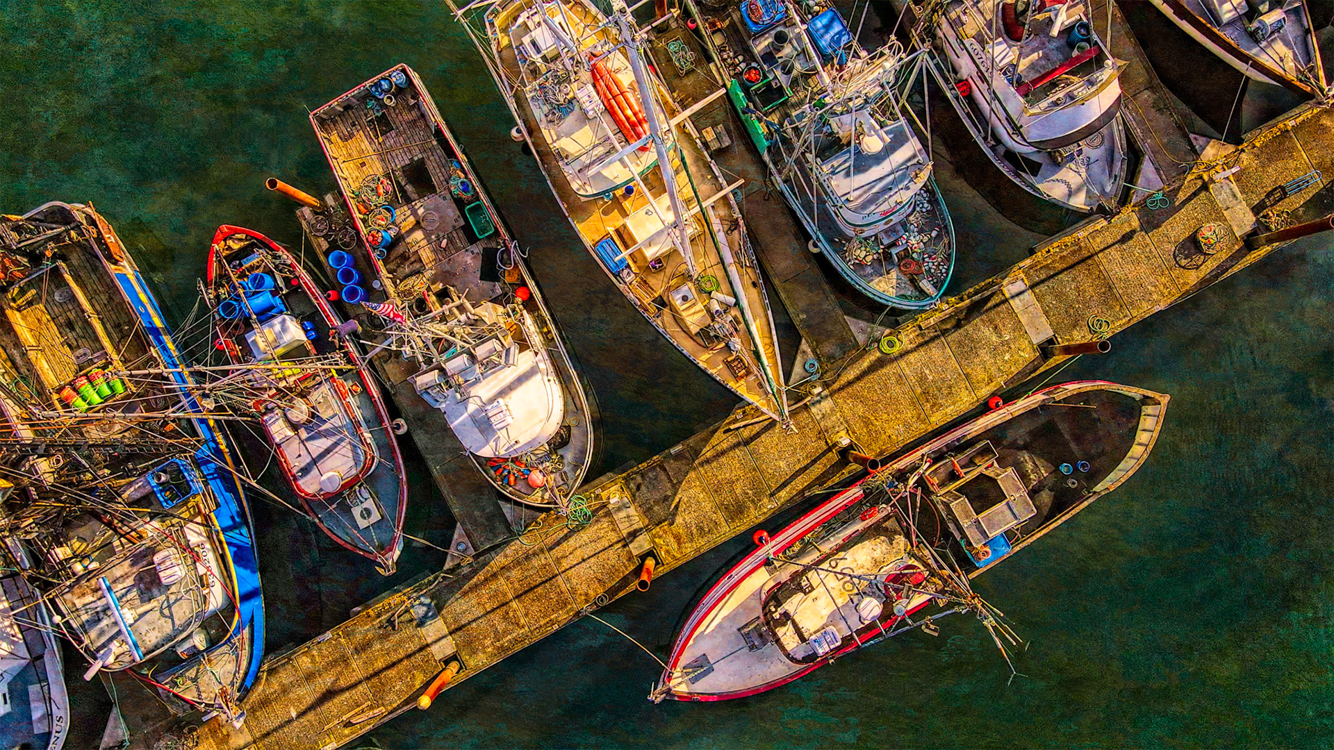 Crabbing Fleet in Yaquina Bay, Newport Oregon