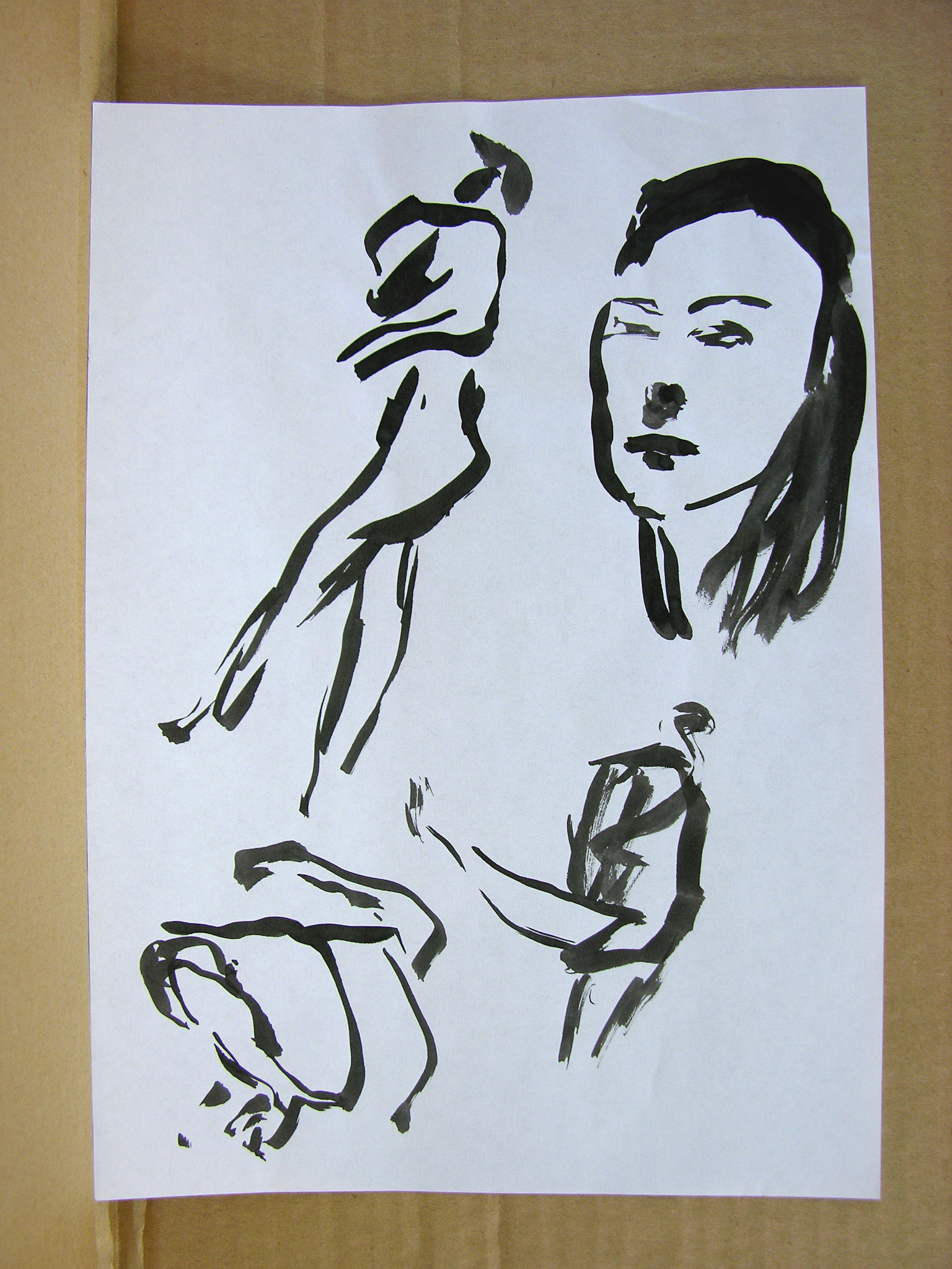 Tinta china/ papel.- 21x29,6cm