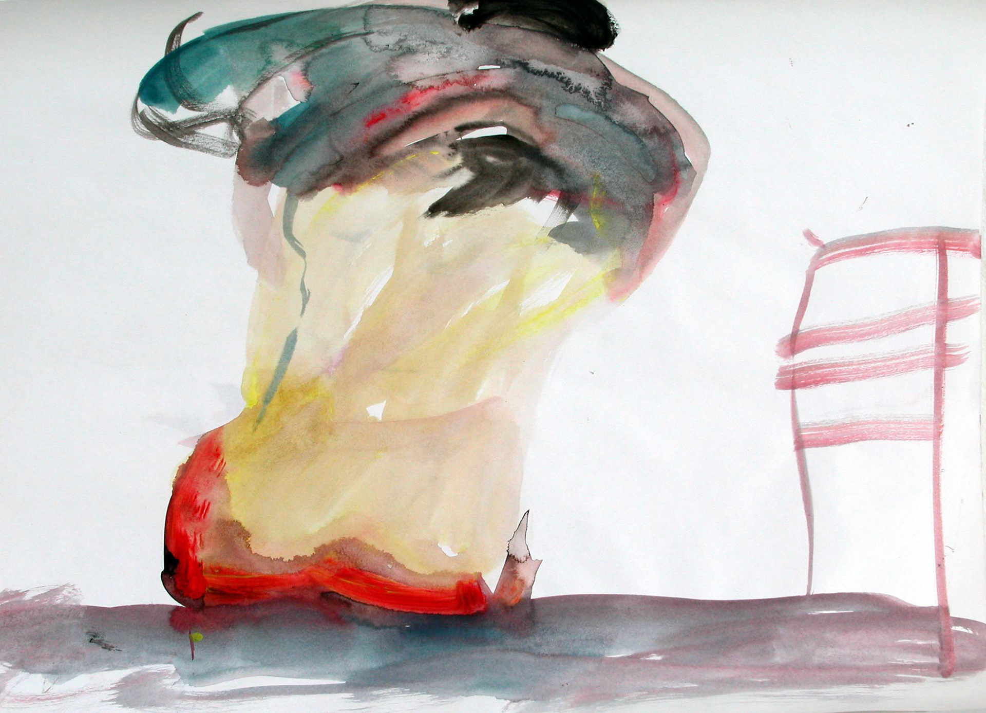 Acuarela/papel.-23,7 x 31,7cm