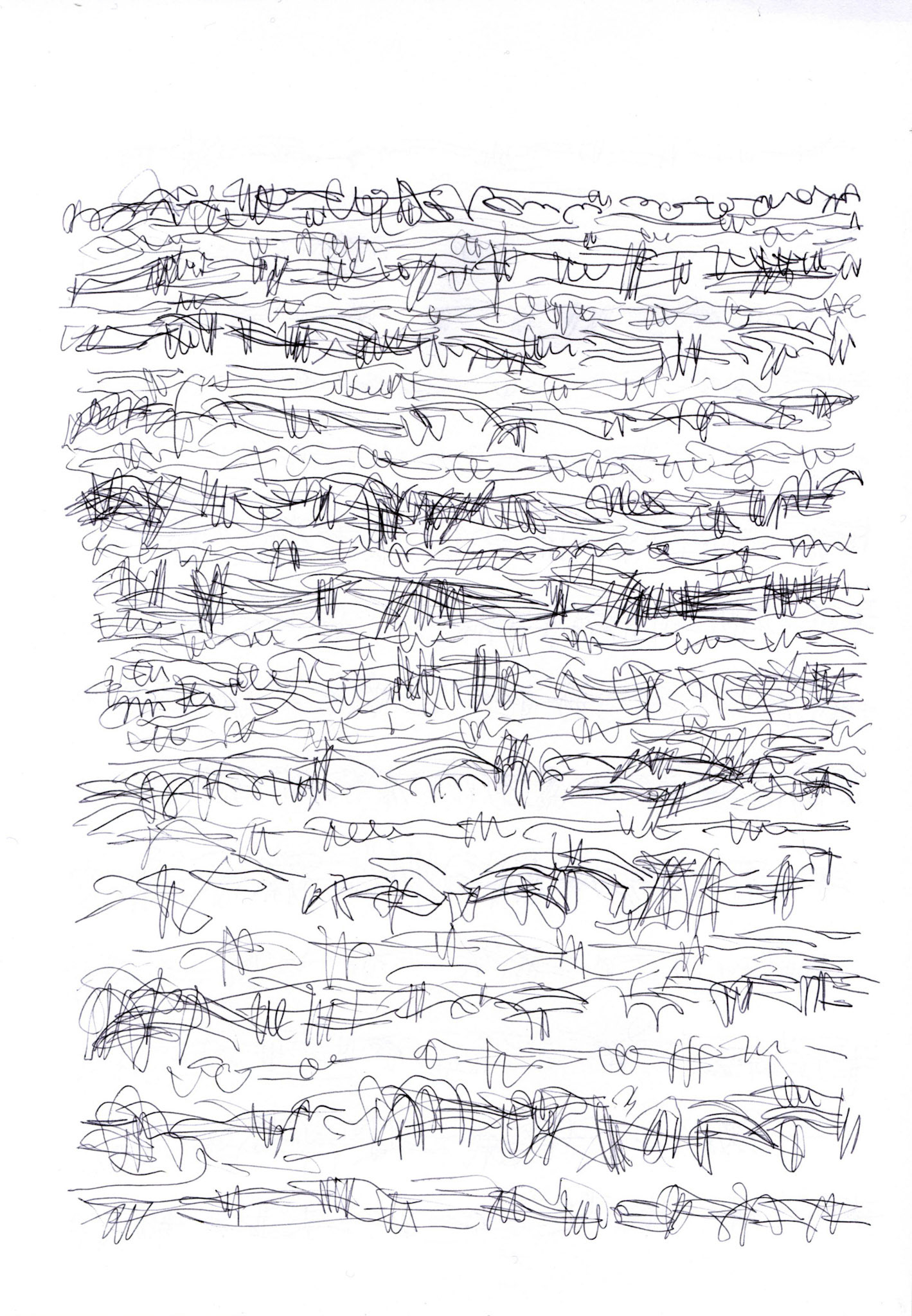 Bolígrafo / papel._ 29,5 x 20,5 cm.