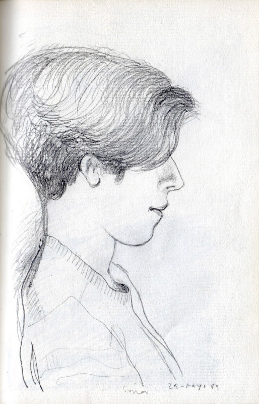 Lápiz/papel_ 18,4 x 12cm Sonia_ 29 - Mayo - 89