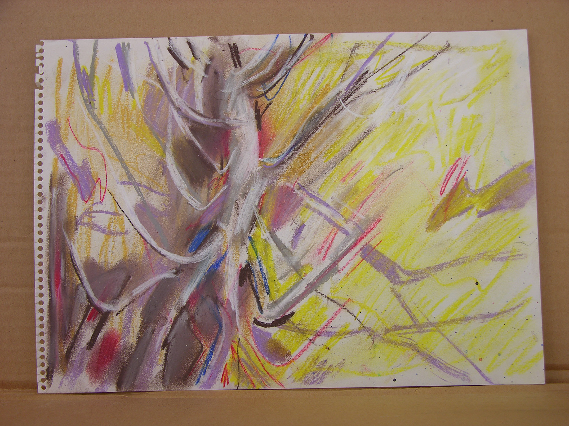 ceras/papel .- 23x31,5 cm