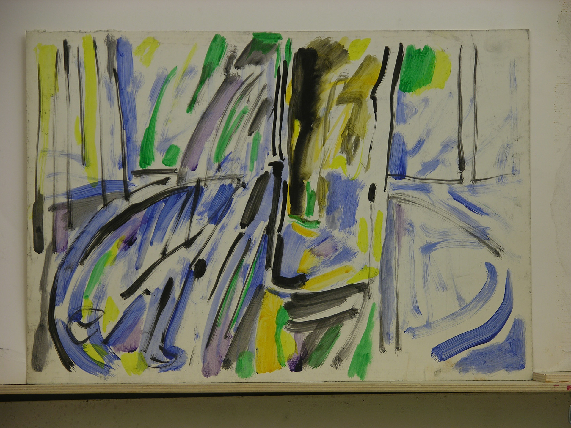 Acrílico/papel.-34,5x49,5cm