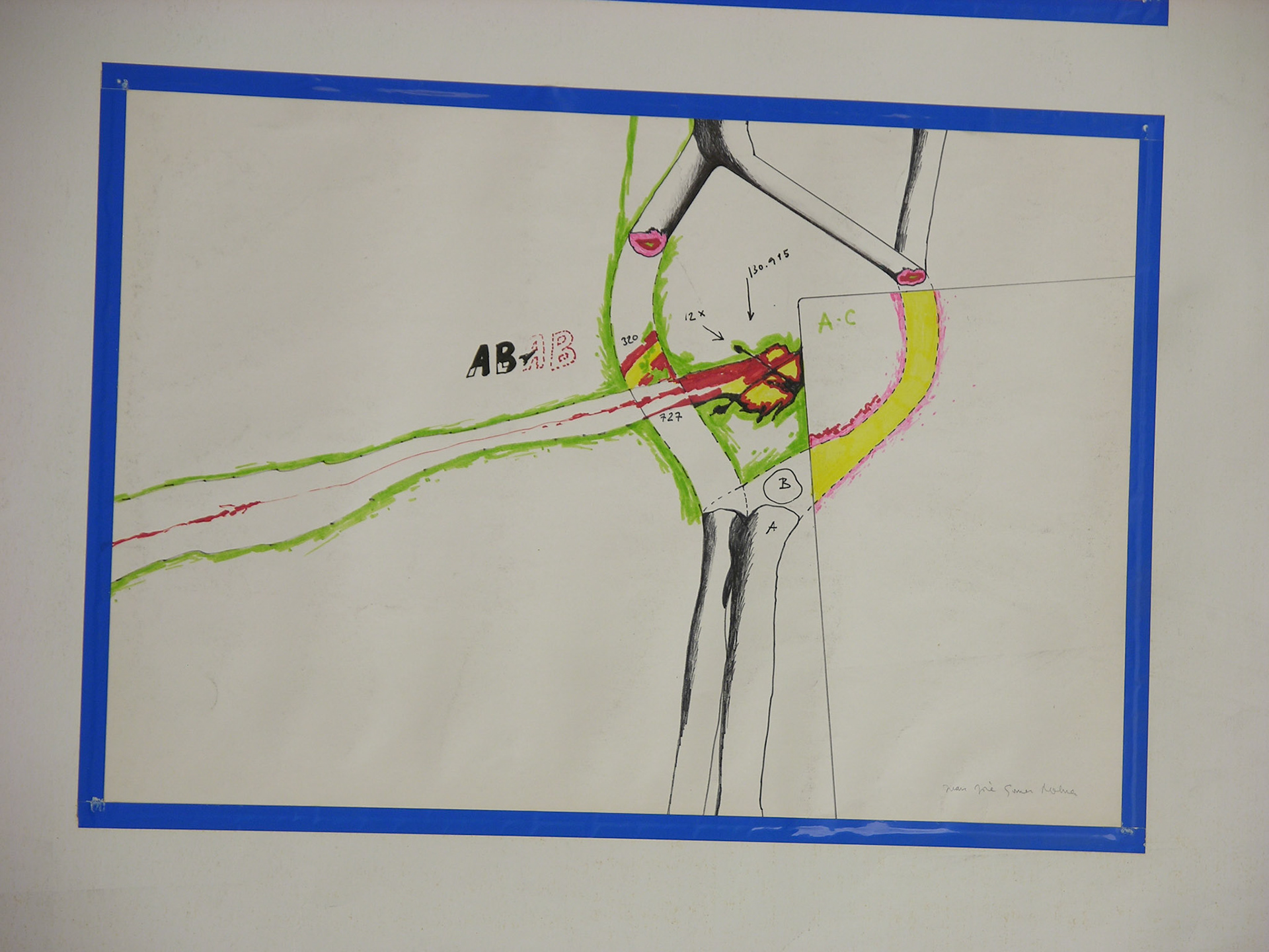 Técnica mixta.- 95,5 x 70cm