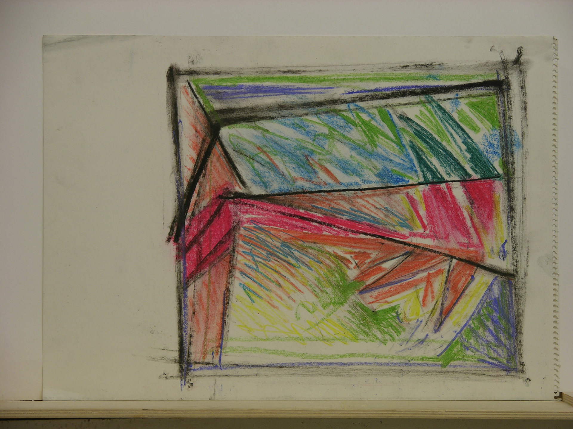 pastel/papel.- 47,4x34cm