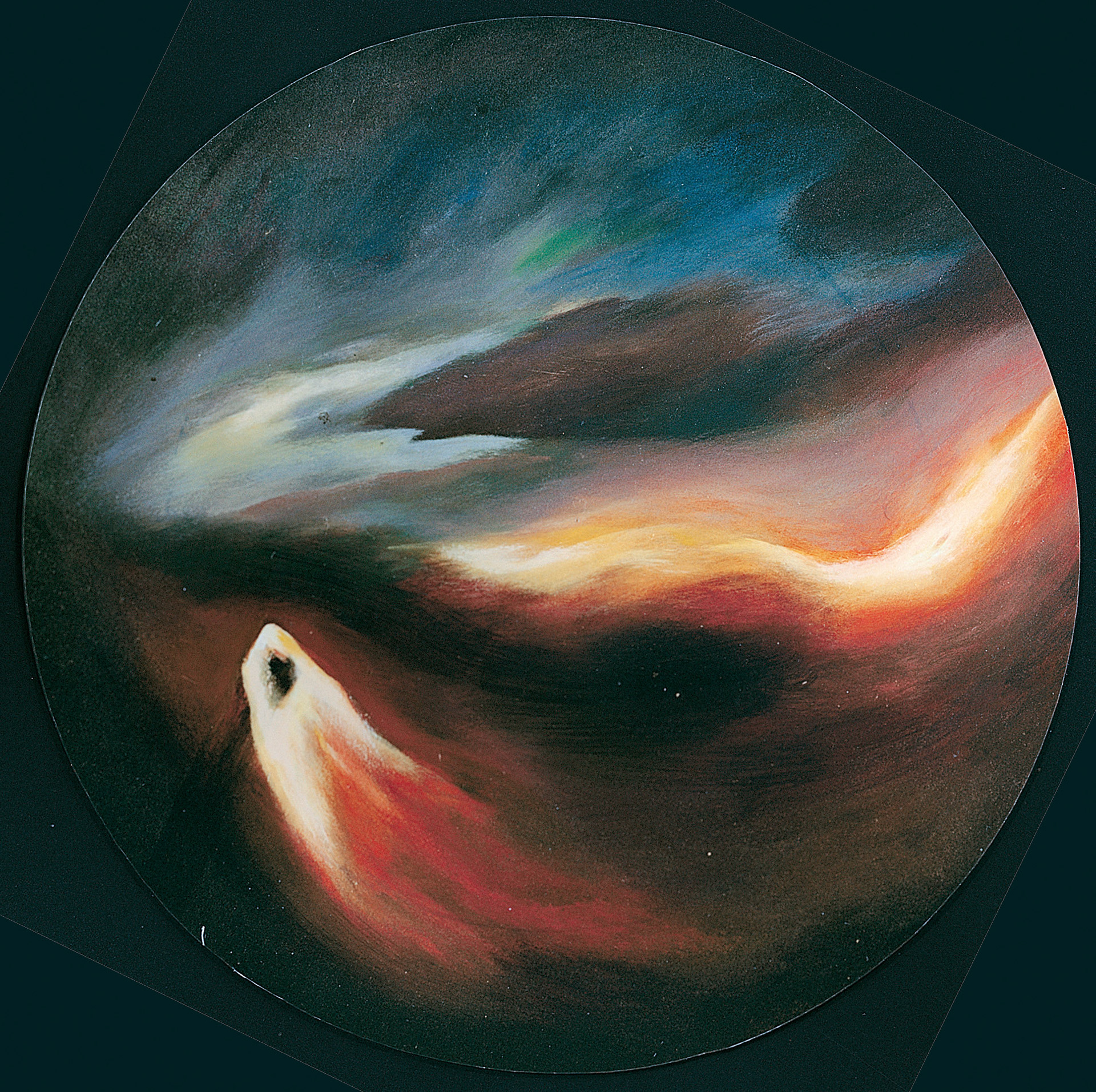 Acrílico/Tabla._80 cm