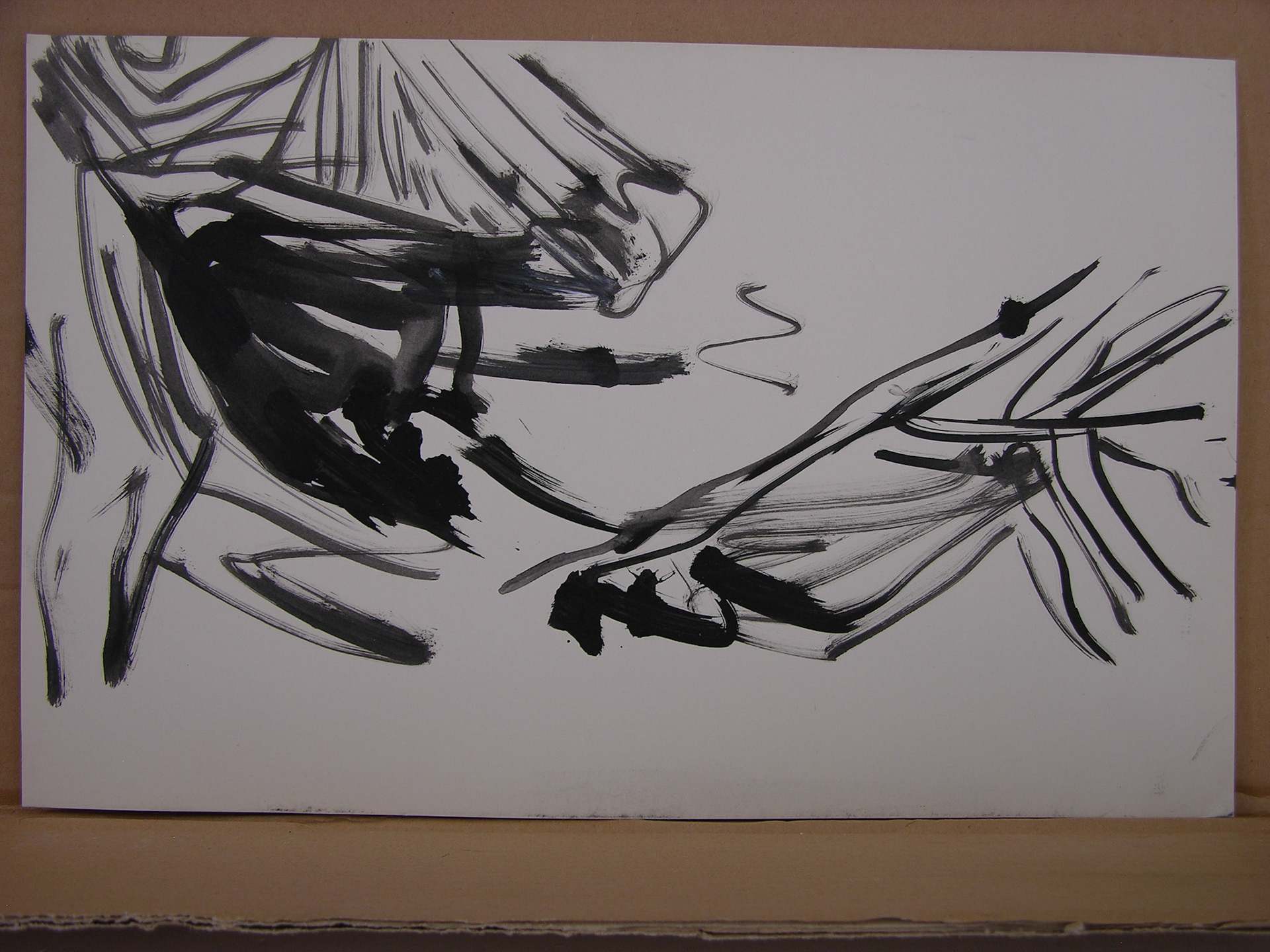 Tinta china/papel .- 24x37,7cm